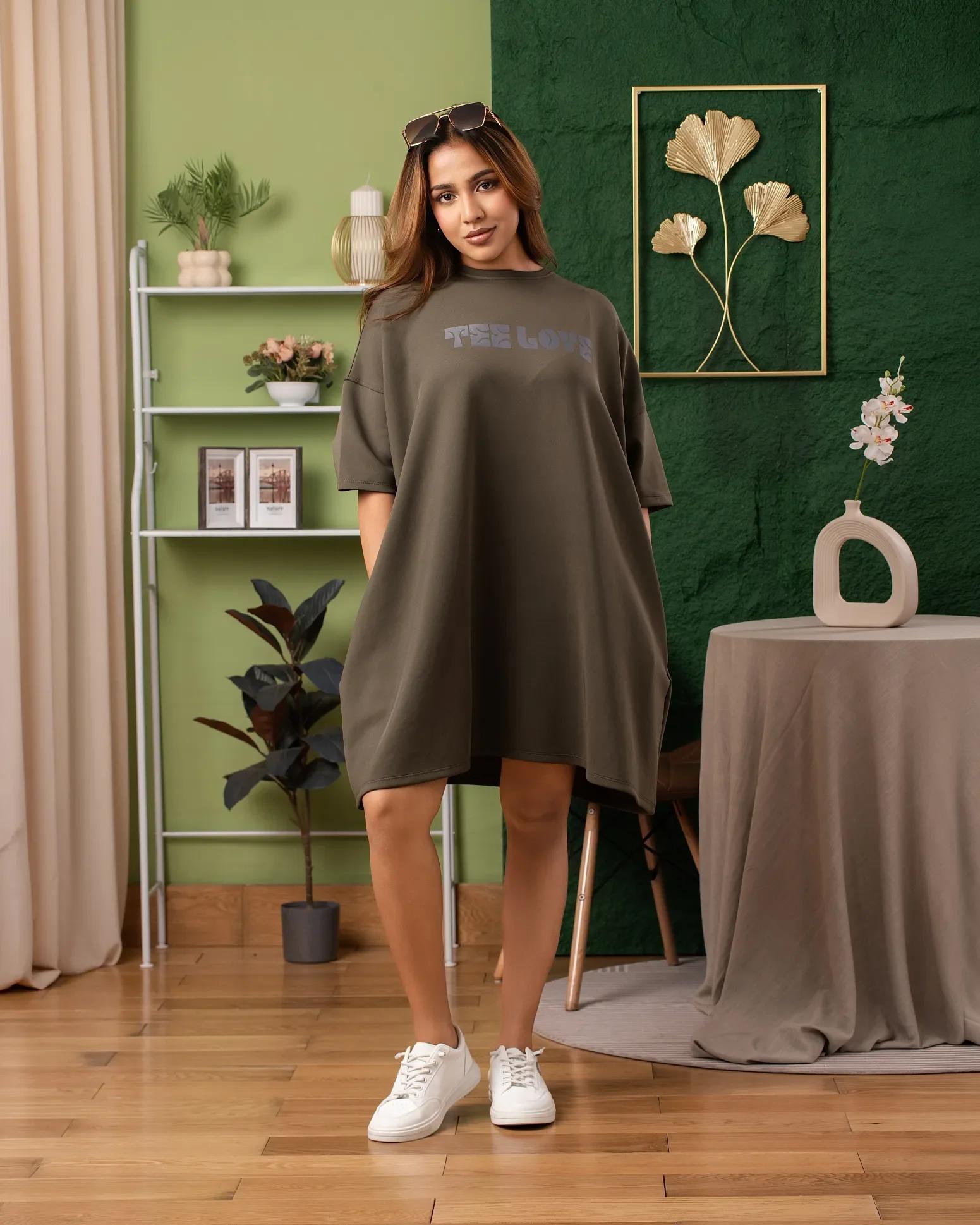 olive-graphic-oversized-tee-dress