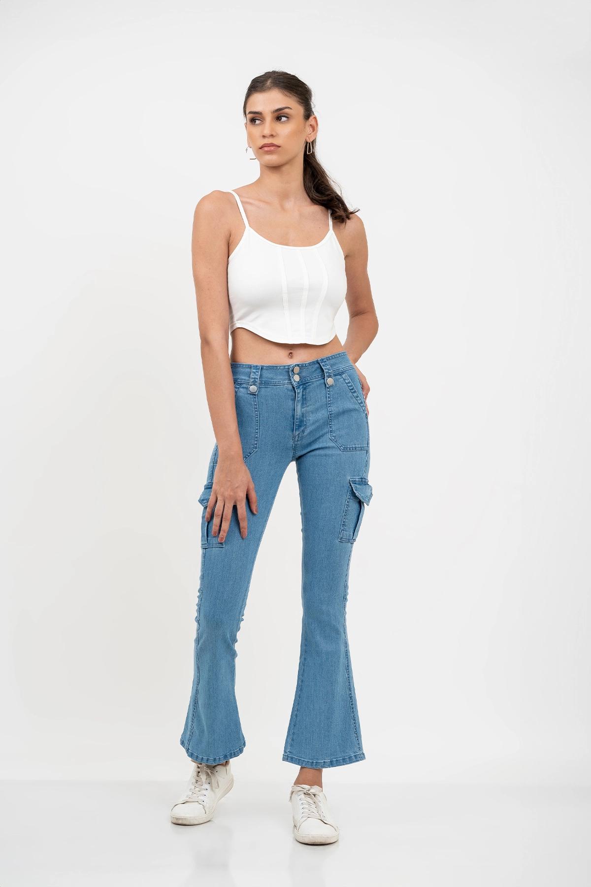 teen-girl-flap-pocket-side-flare-leg-jeans