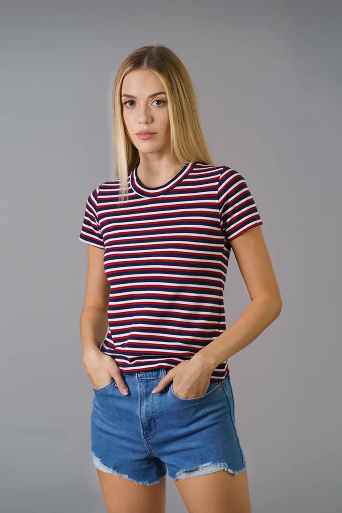 tricolor-stripped-crew-neck-tshirt