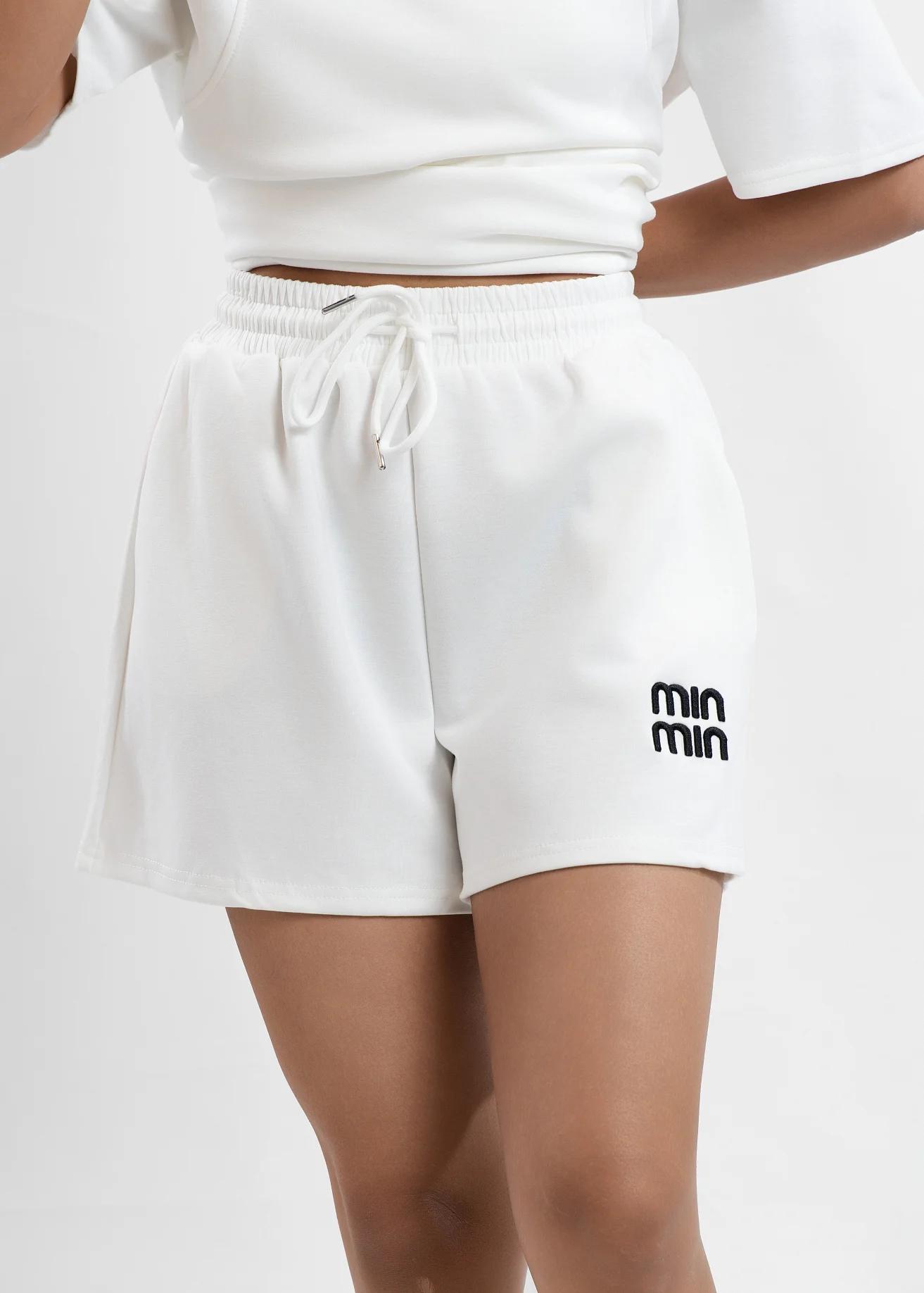 the-minimalist-monogram-sweat-shorts
