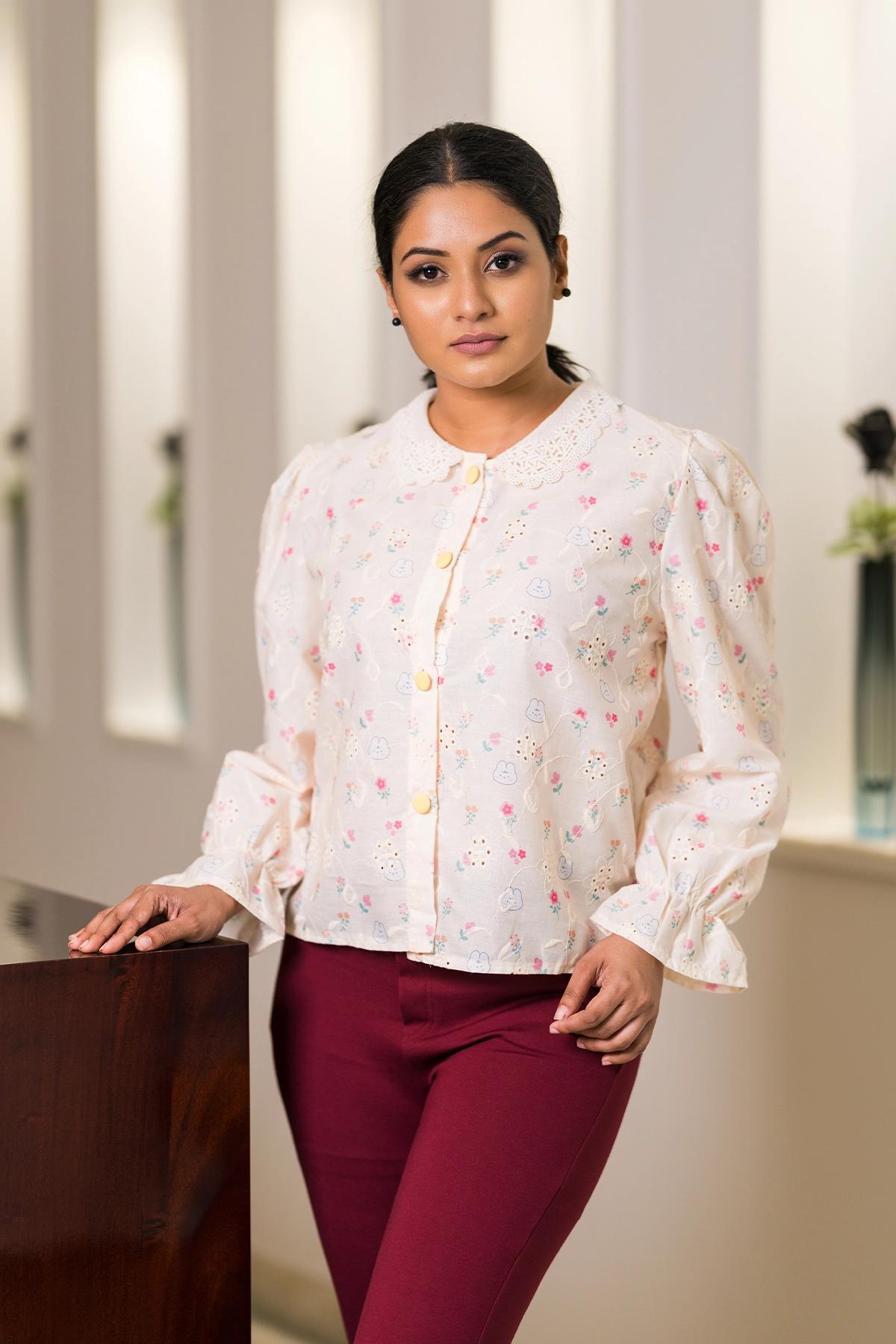floral-printed-long-sleeves-puff-top