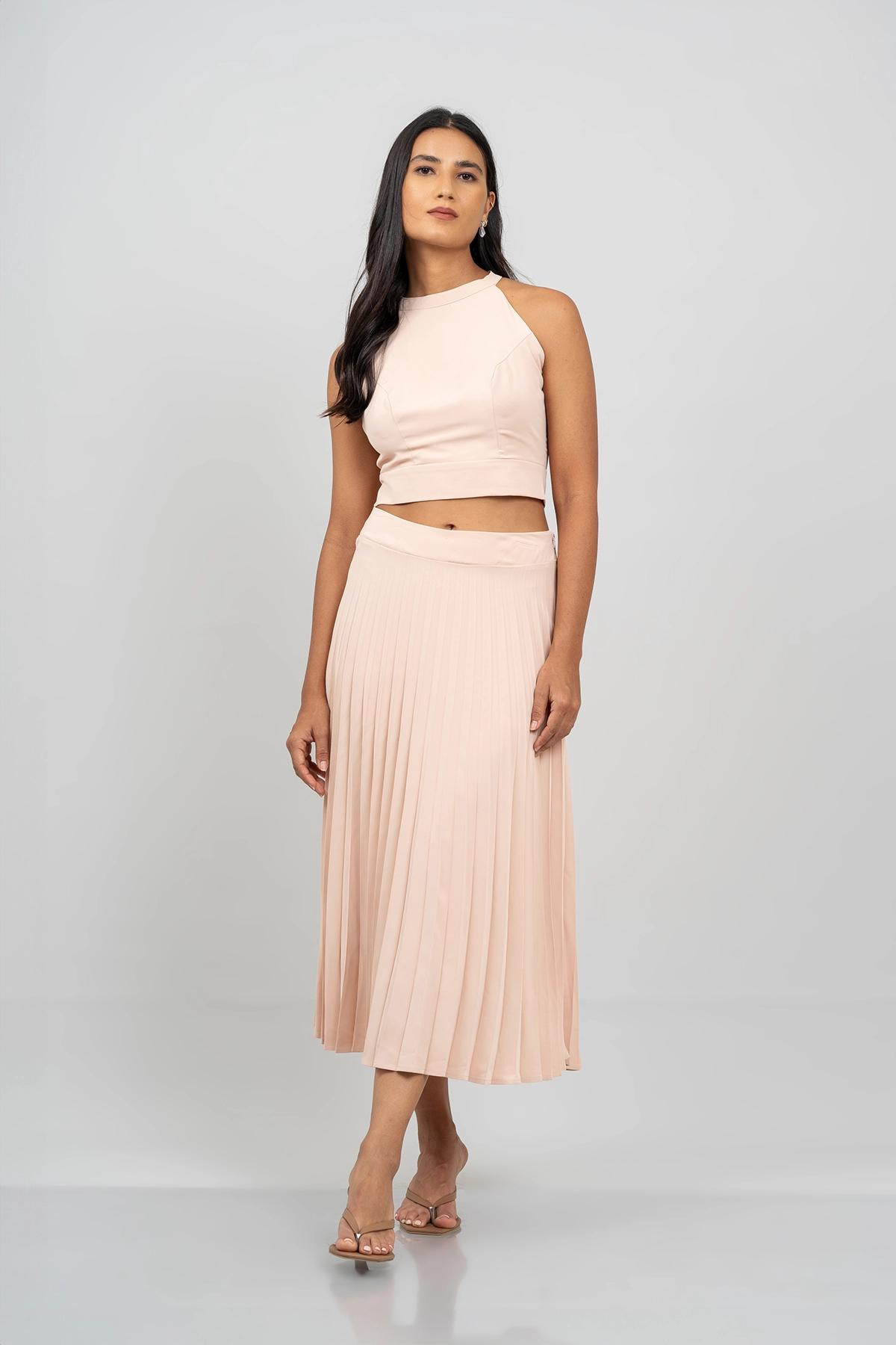 ladies-flared-a-pleated-maxi-skirt