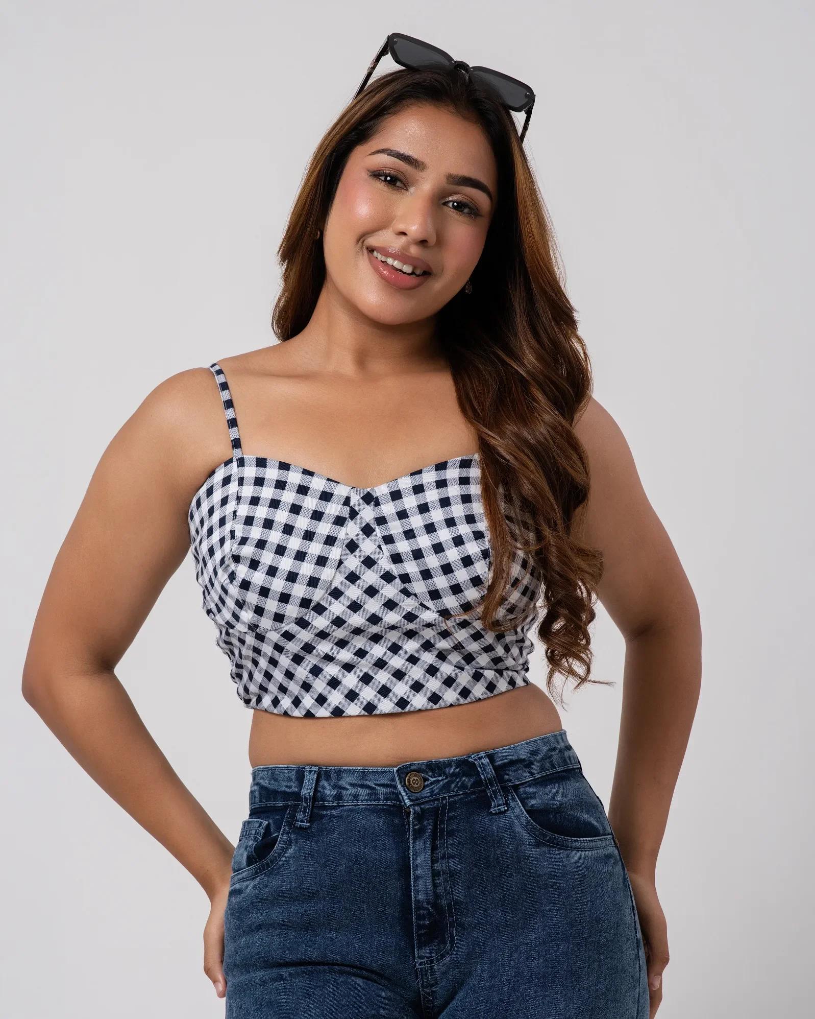 tnavy-gingham-sweetheart-corset-cami