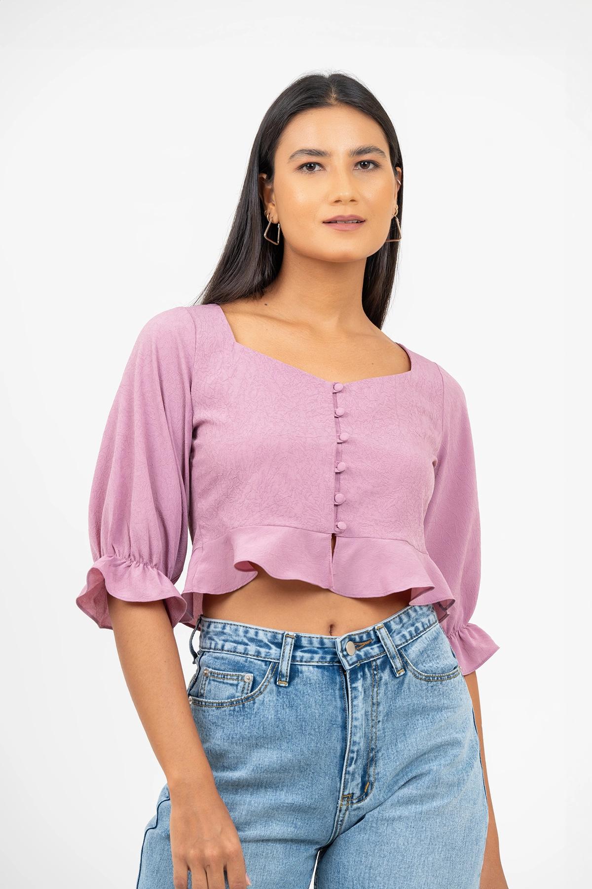bell-sleeve-crop-top
