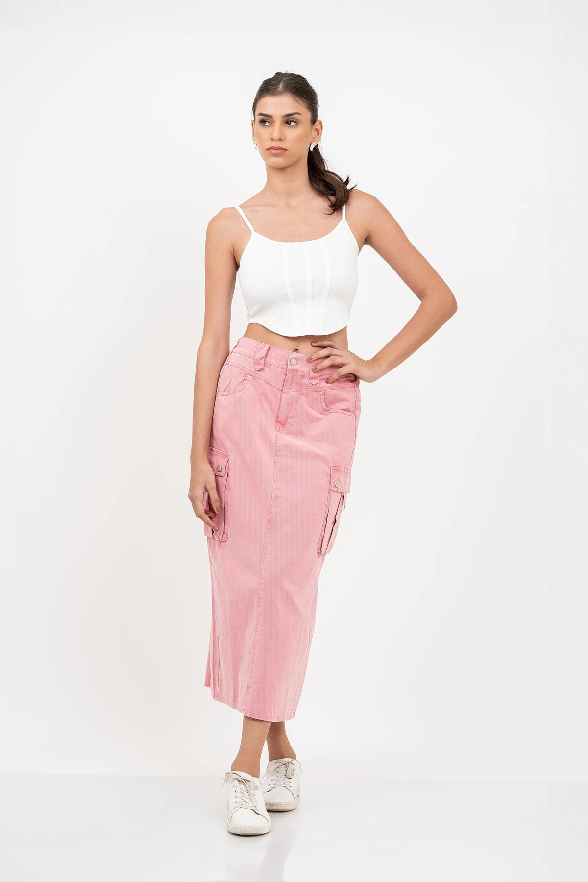denim-cargo-pink-skirt