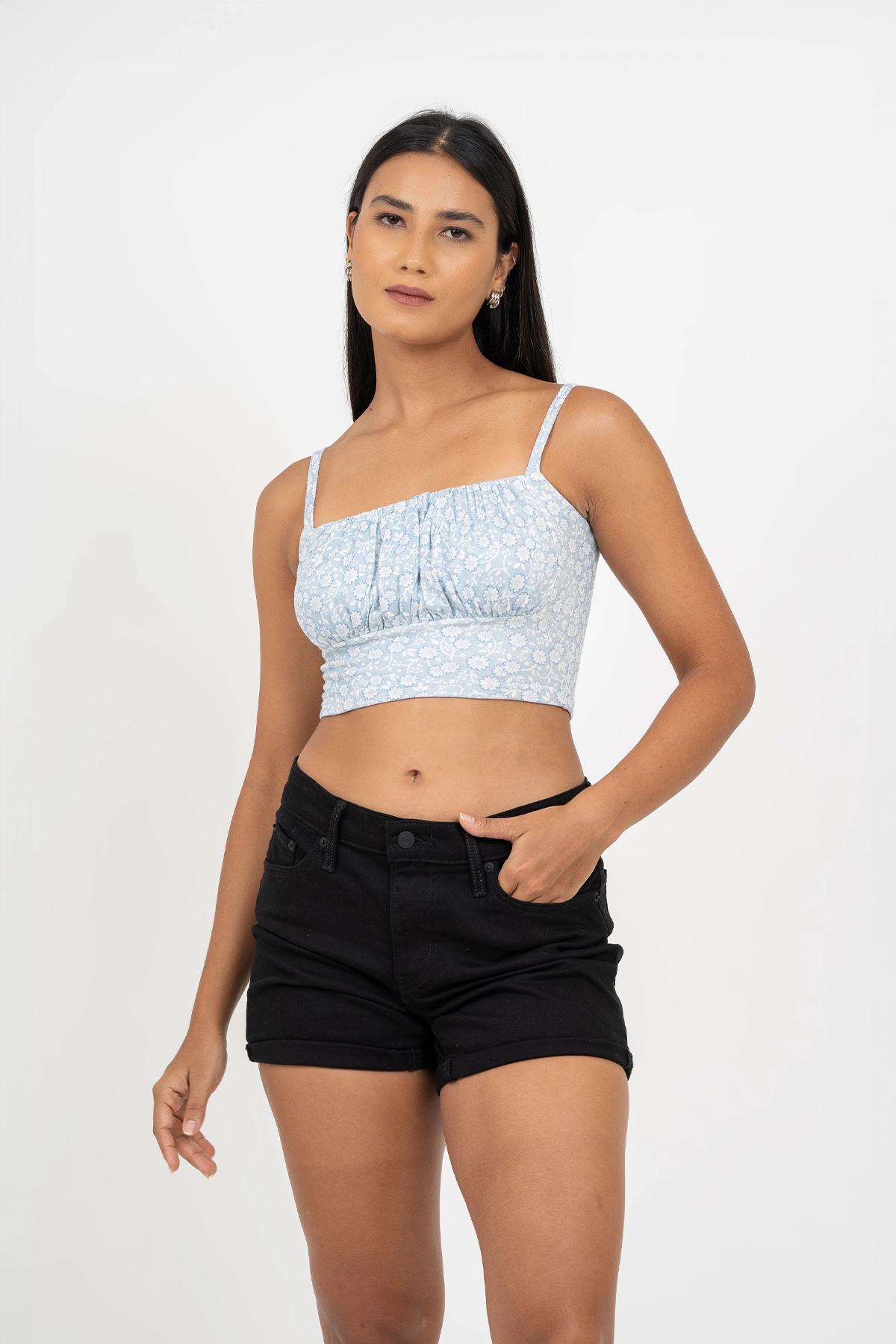 printed-shoulder-strap-crop-top