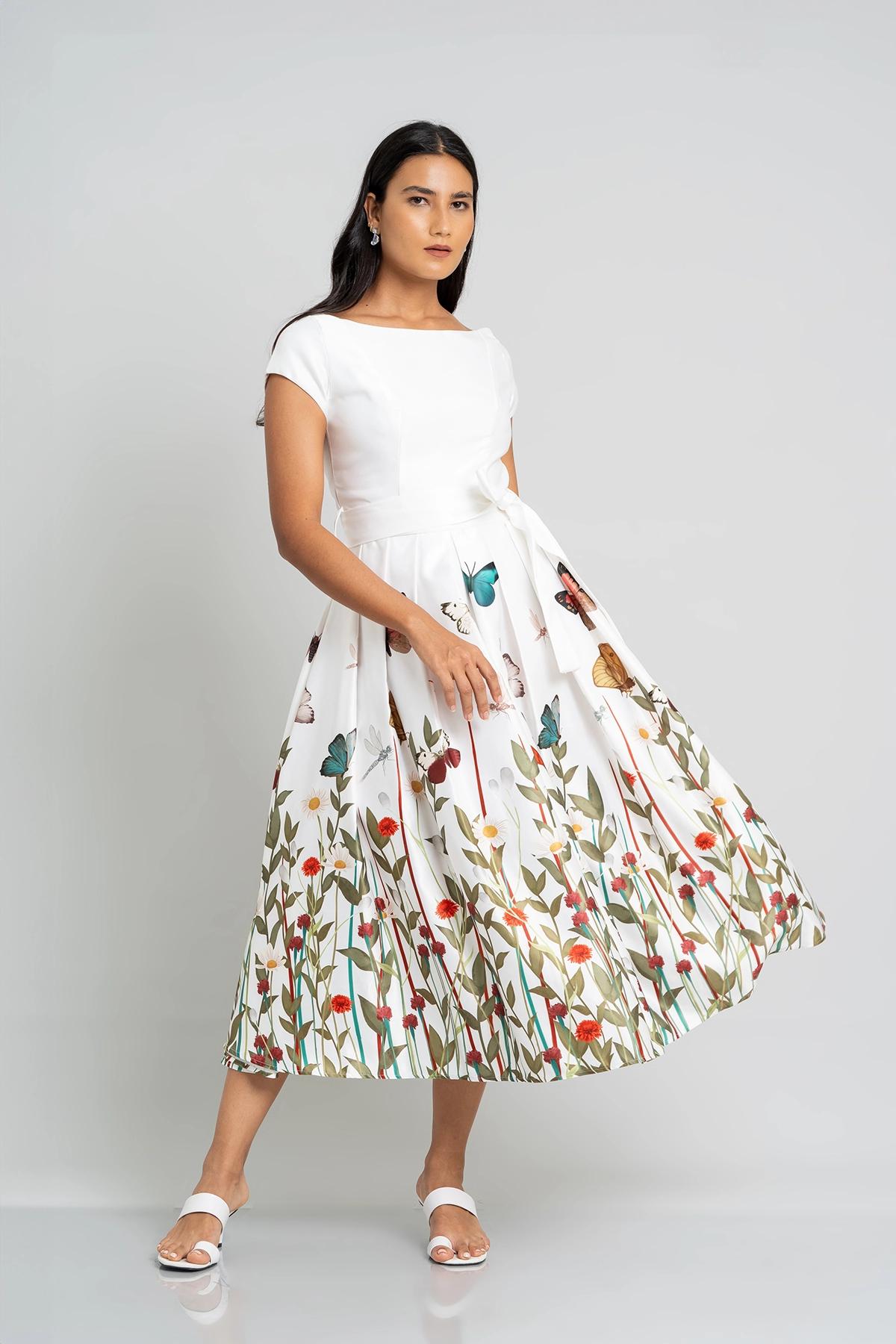 womens-casual-floral-print-scoop-neck-midi-dress