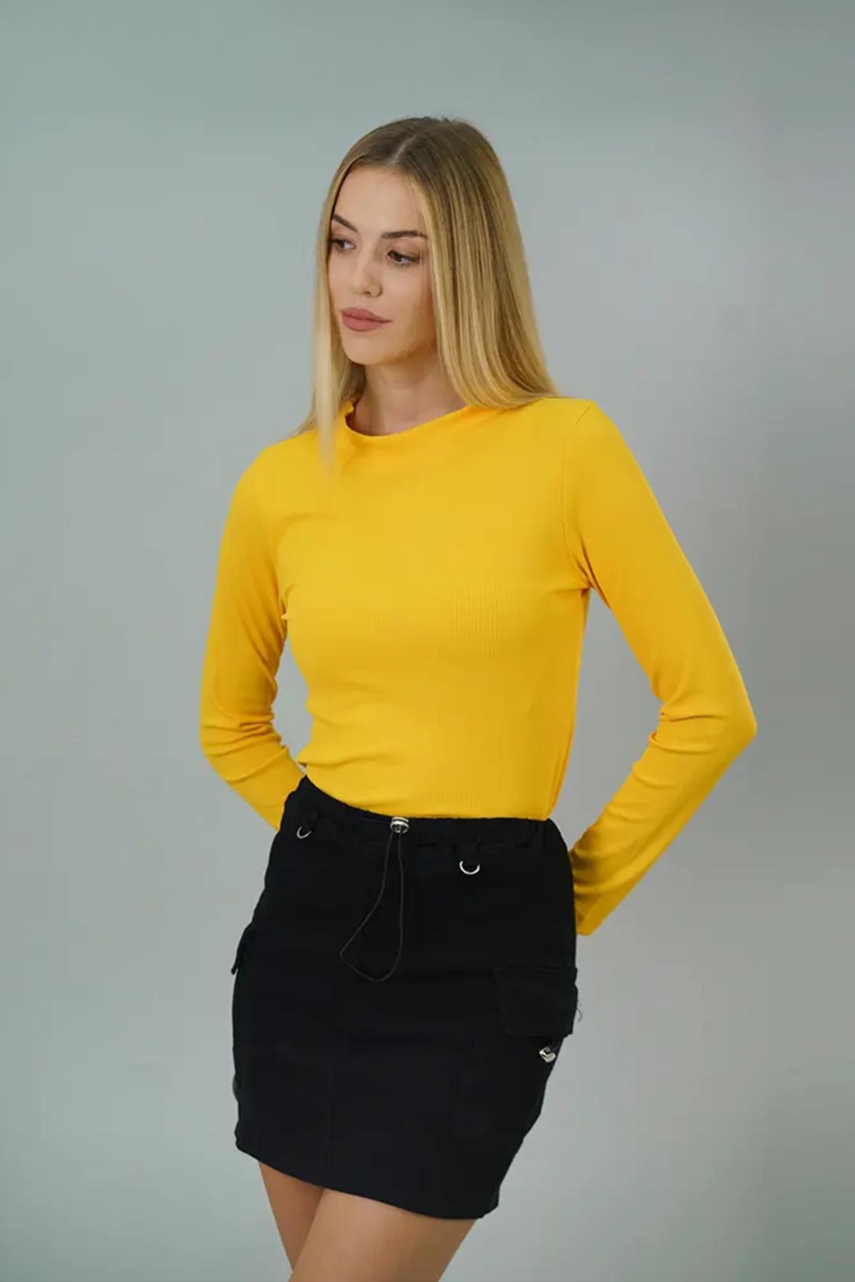 fancy-yellow-full-sleeve-round-neck-regular-fit-tshirt