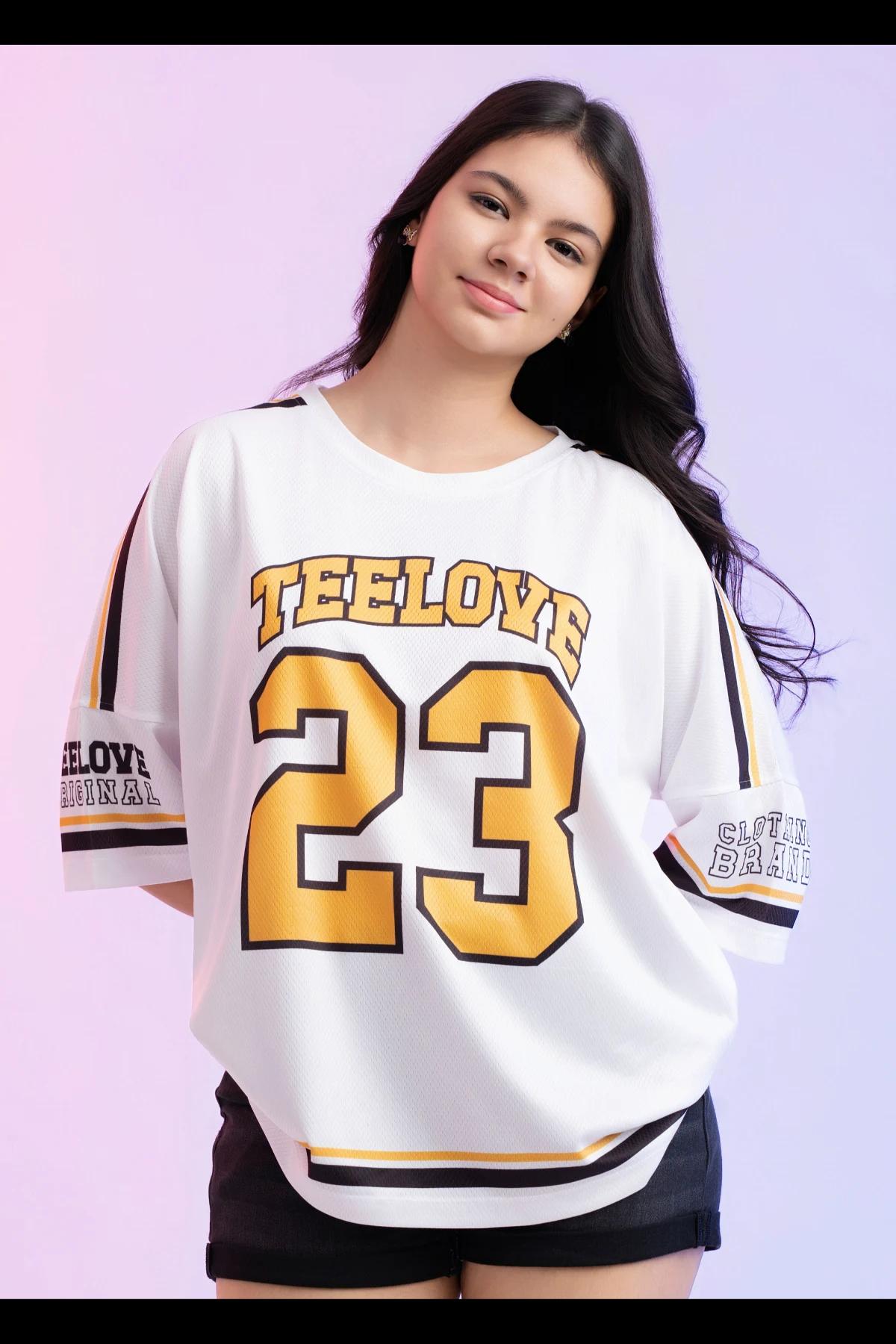 womens-teelove-23-white-oversized-streetwear-tshirt
