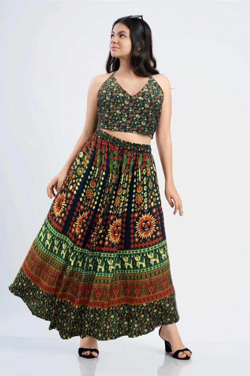 bohemian-paisley-print-halter-crop-top