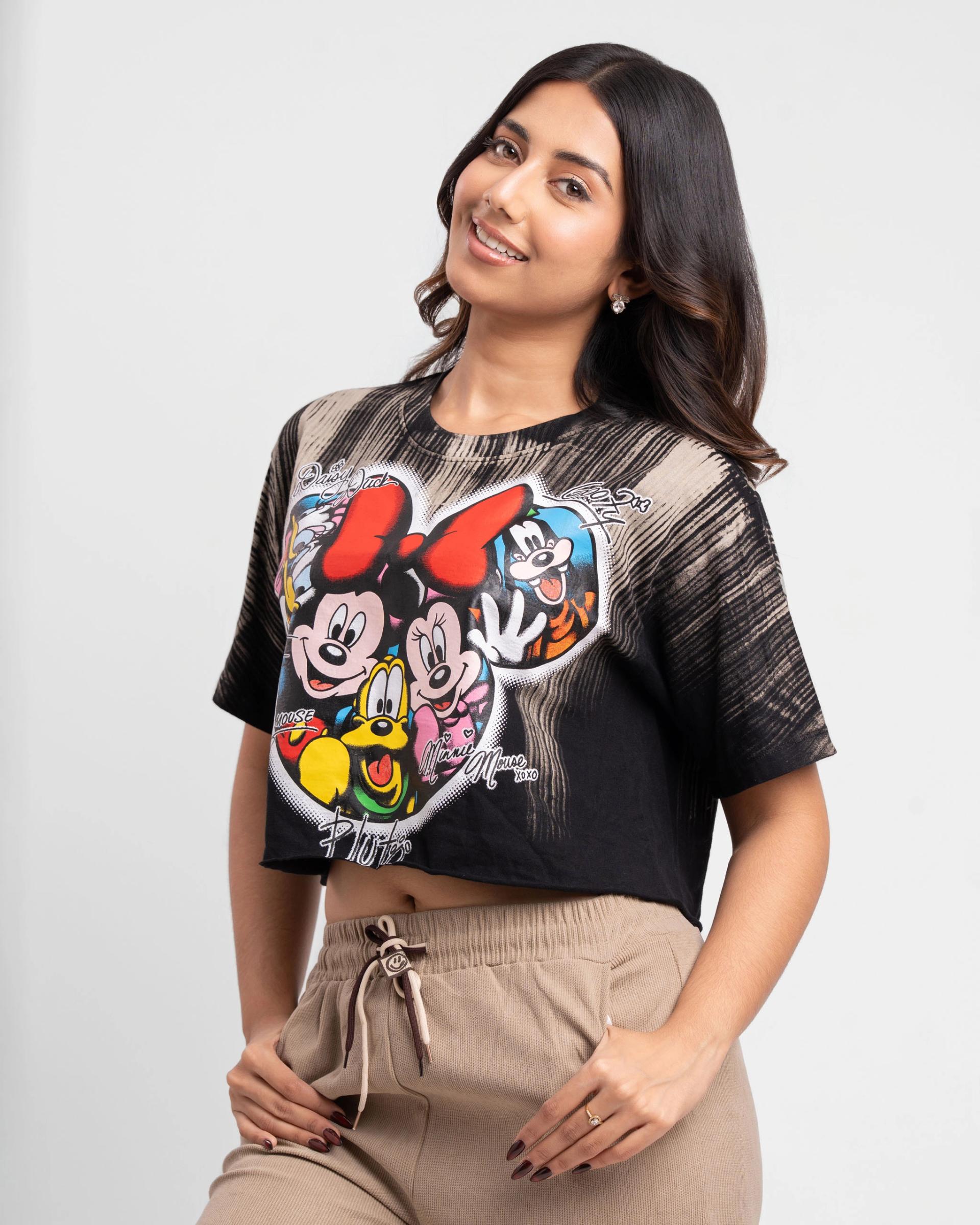 cartoon-printed-black-tiedye-cropped-top