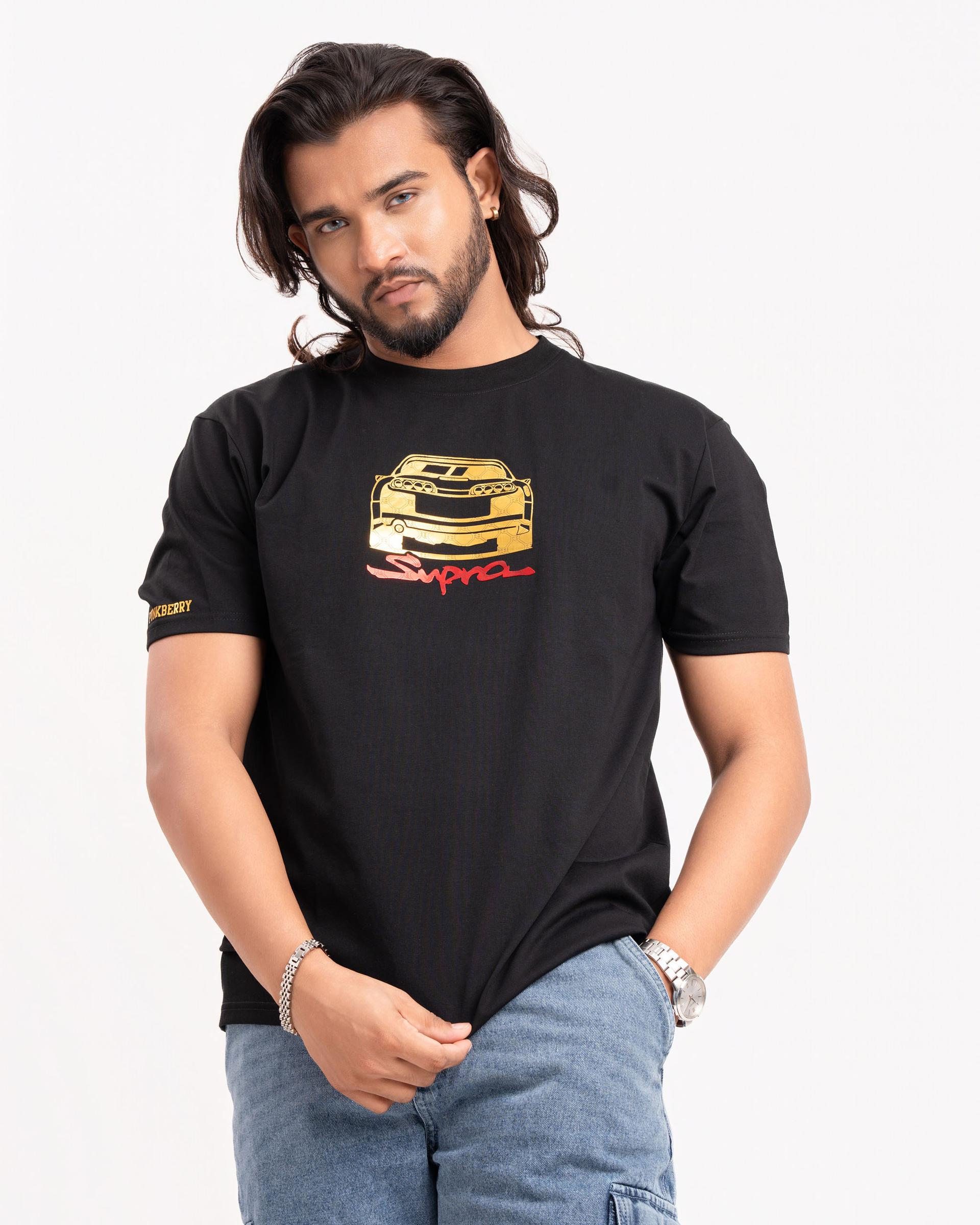 exclusive-unisex-black-graphic-print-crew-neck-tshirt