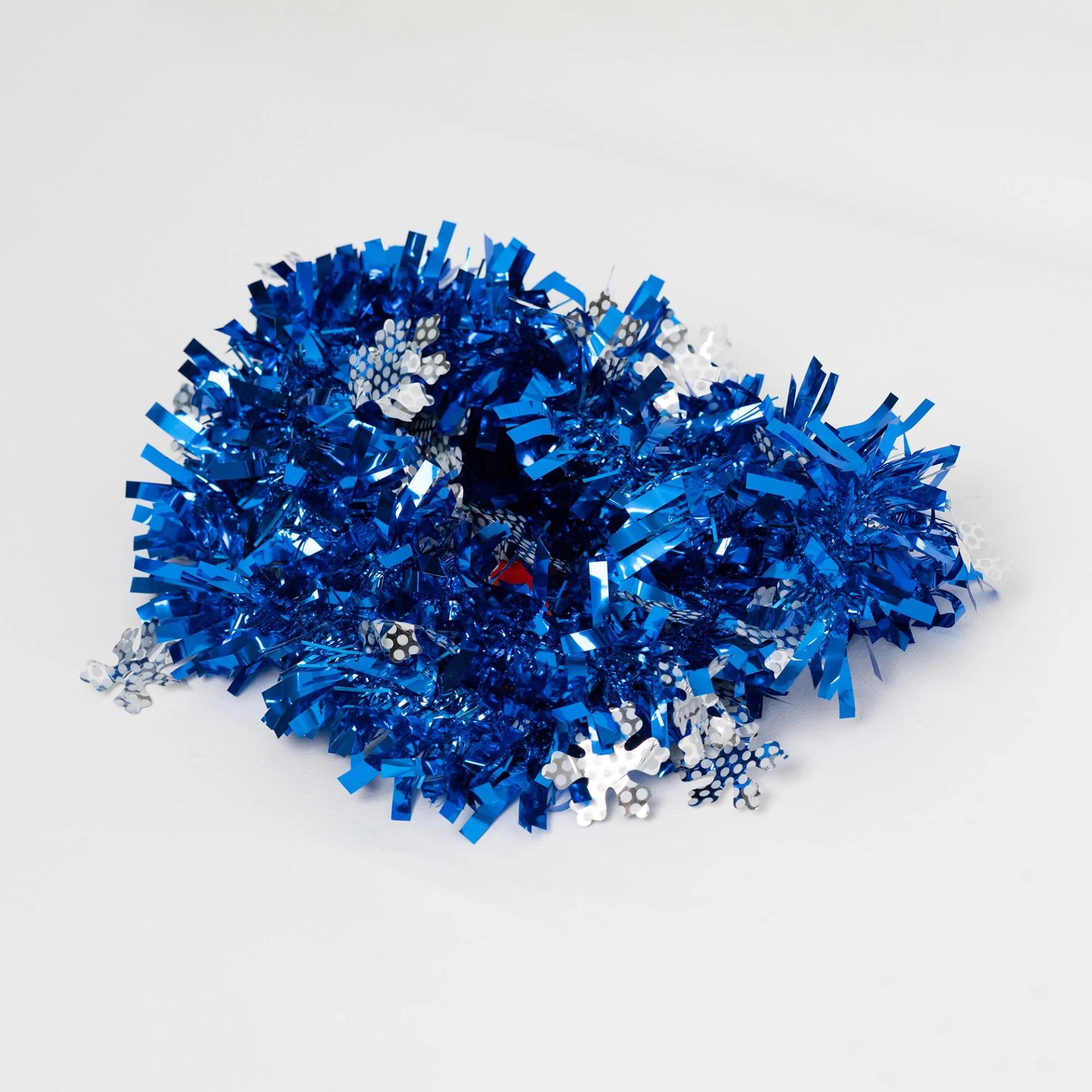 christmas-blue-color-garland-