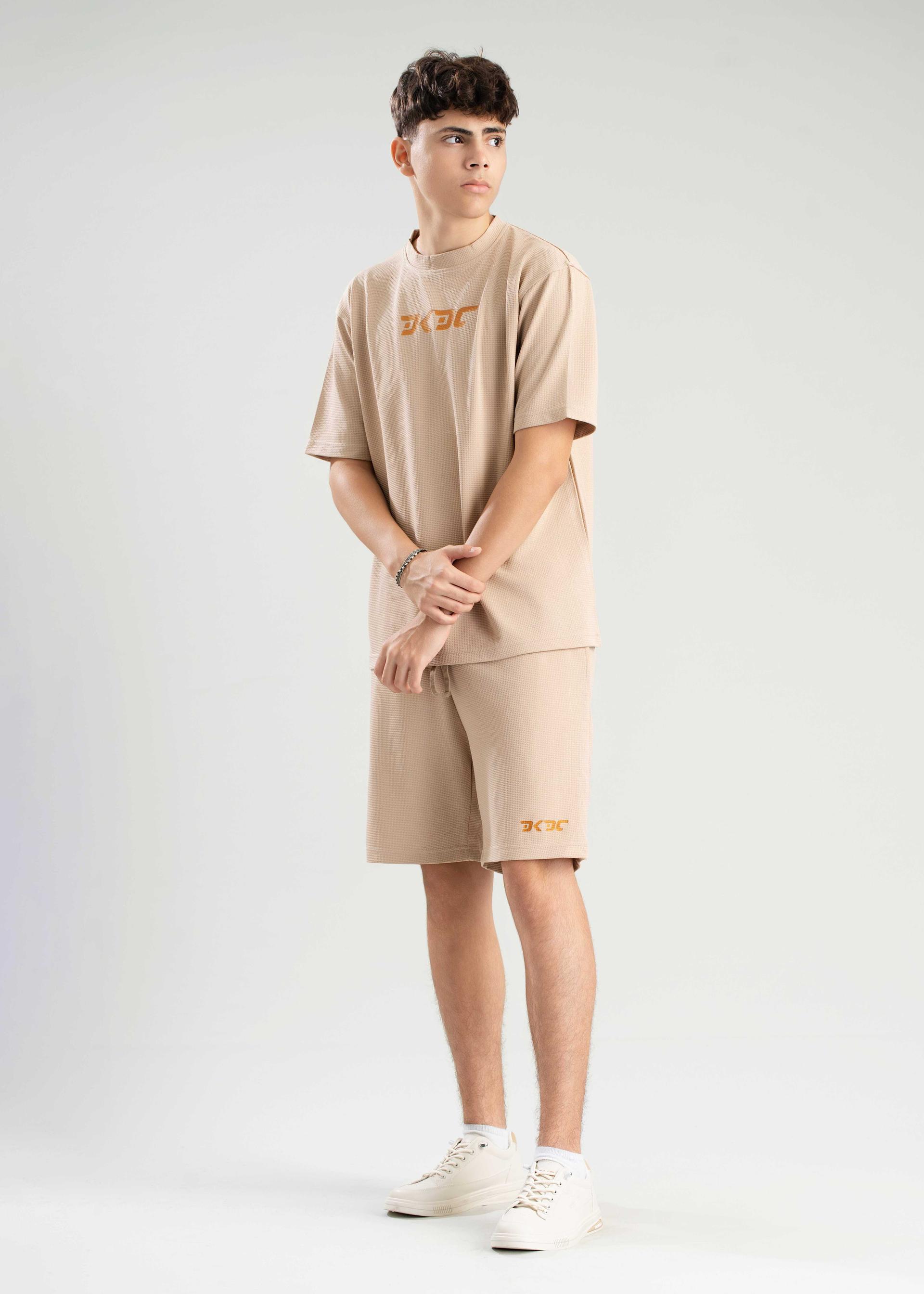 light-brown-dkdc-casual-outfit-for-men-shorts