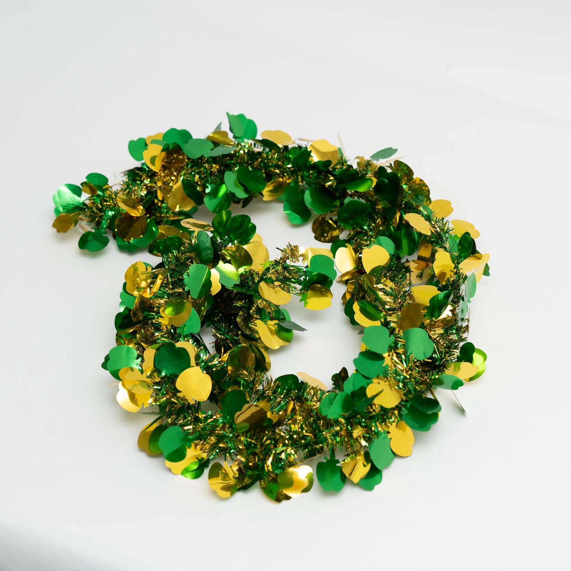 christmas-green-and-yellow-color-tinsel-garland-