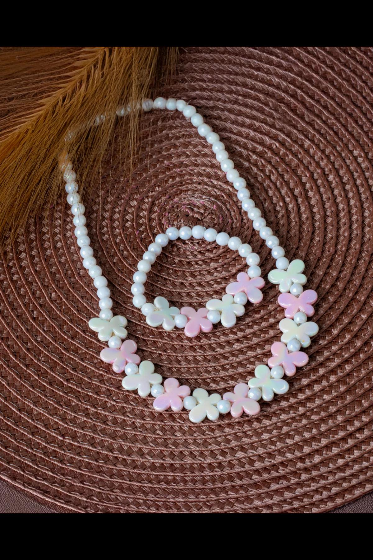 faux-pearl-flower-charm-jewelry-set