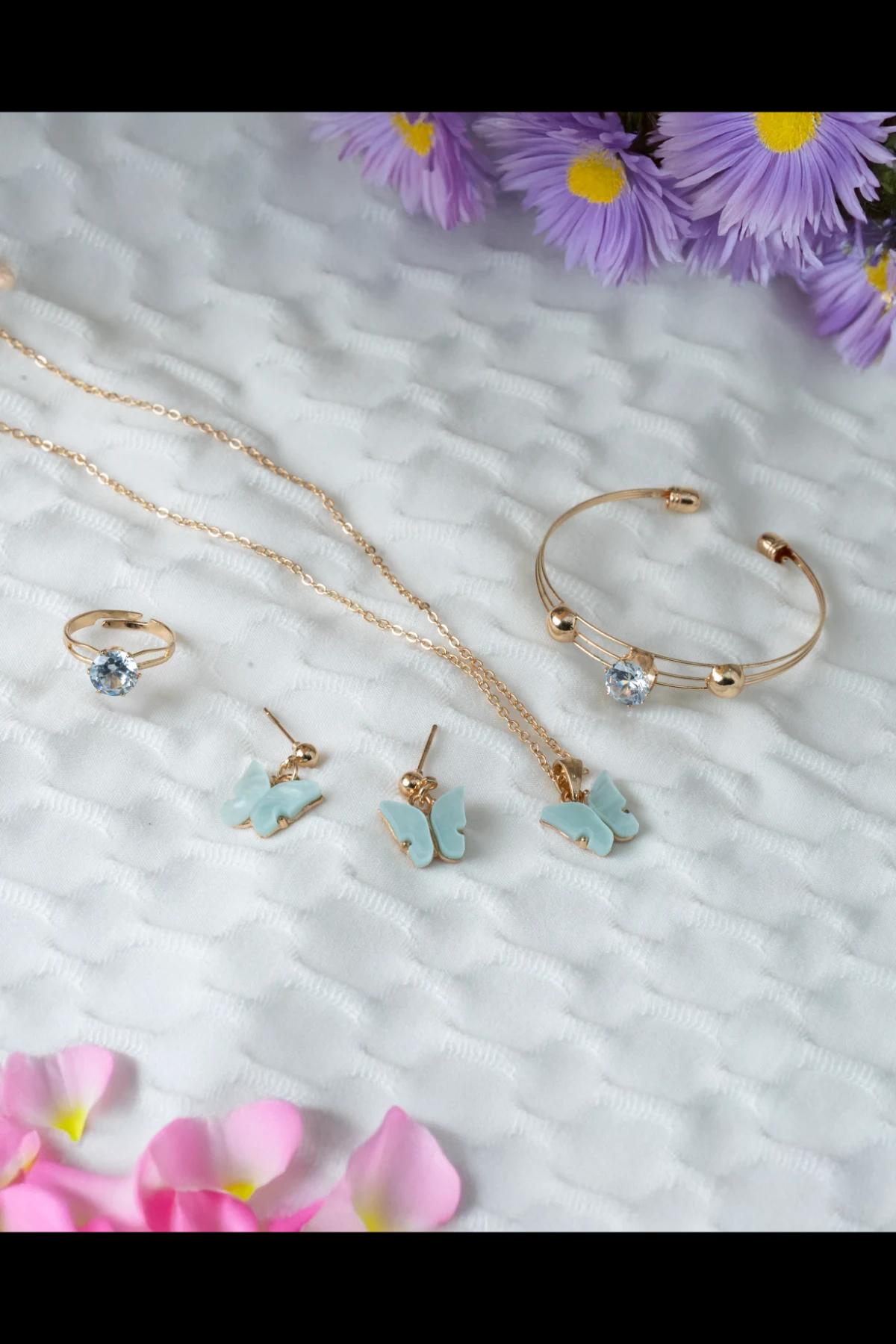 goldplated-butterfly-bangle-necklace-earring-set