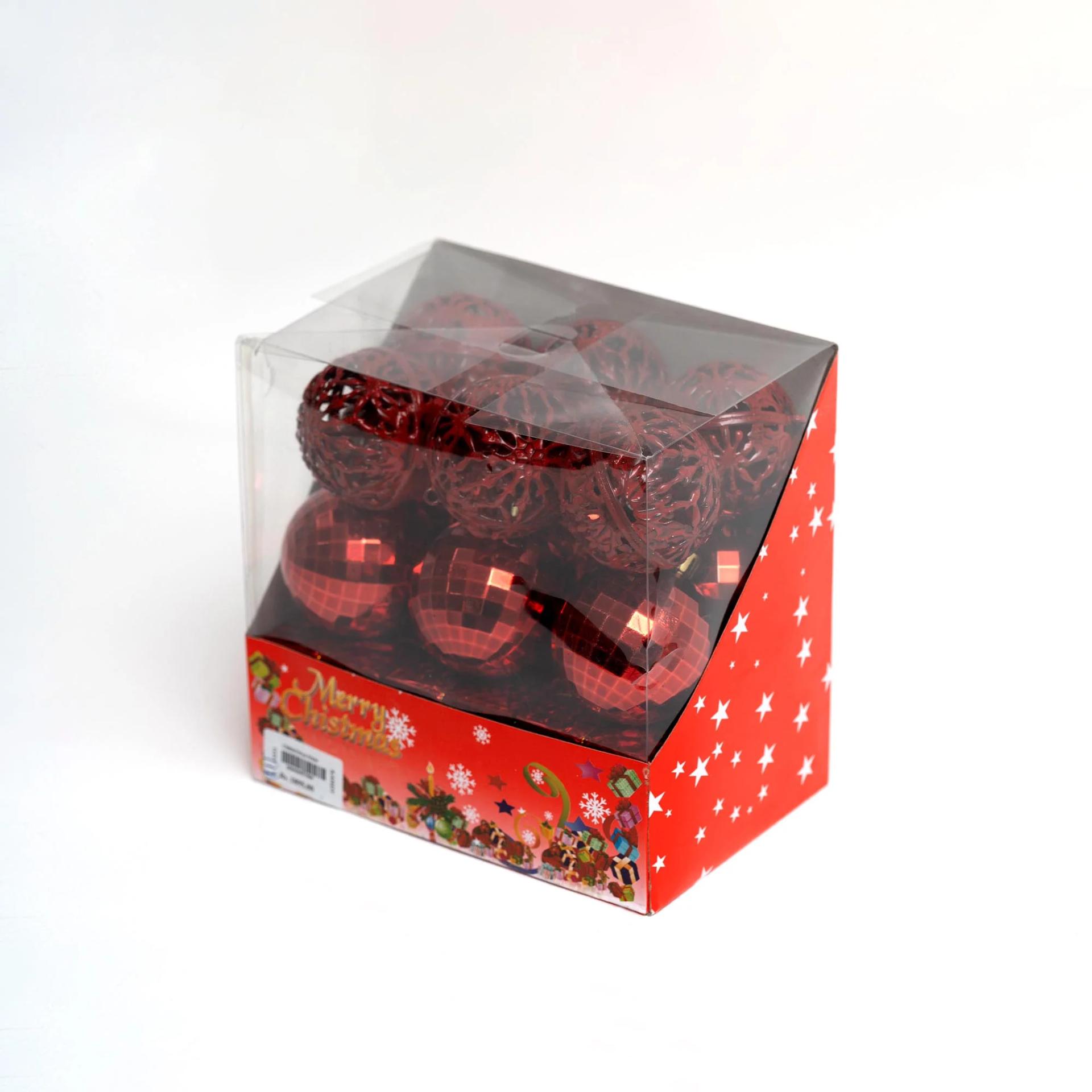 set-of-red-faceted-disco-ball-christmas-ornaments