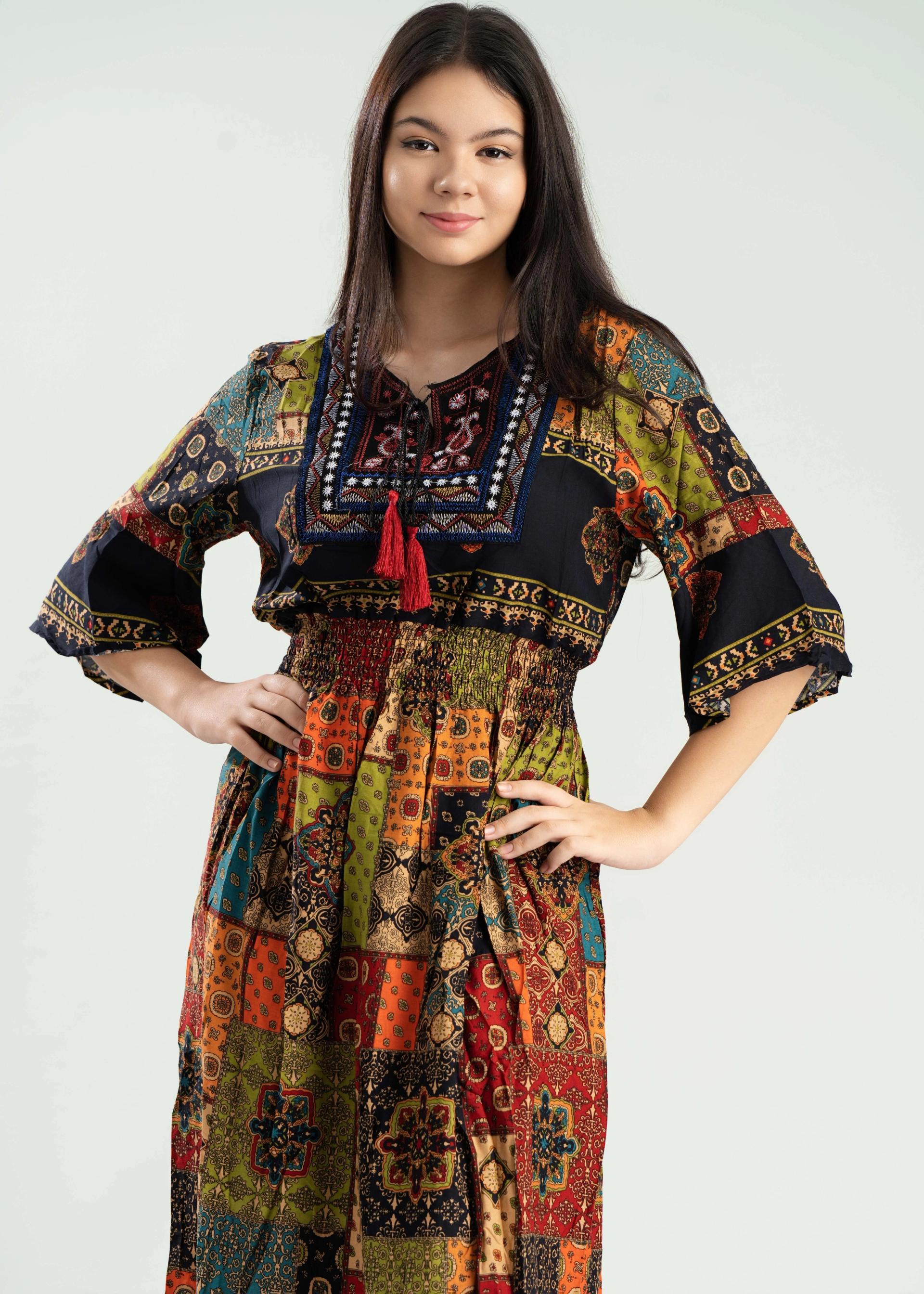 womens-boho-patchwork-print-maxi-dress