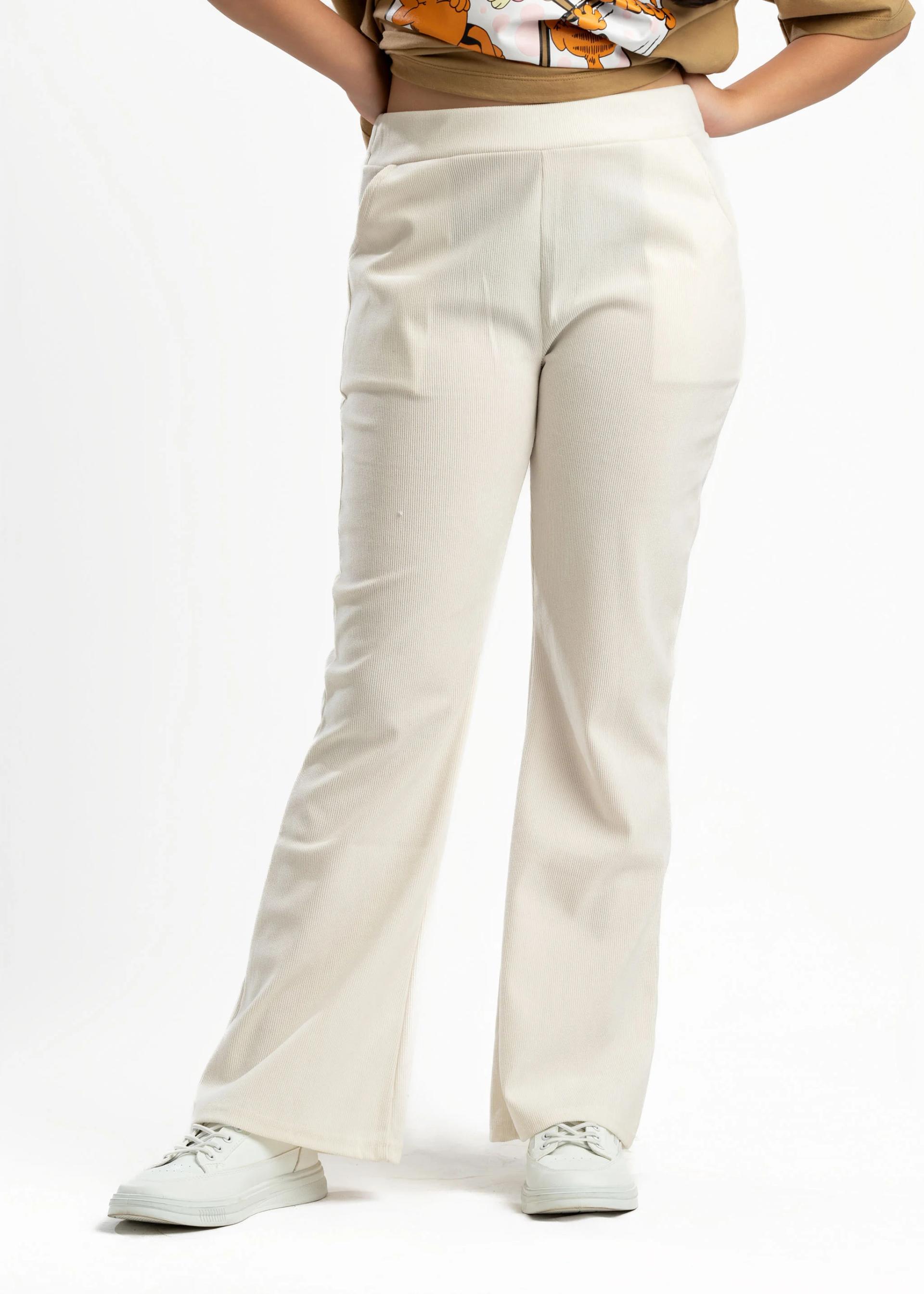 womens-highrise-boot-cut-fit-casual-knit-trousers