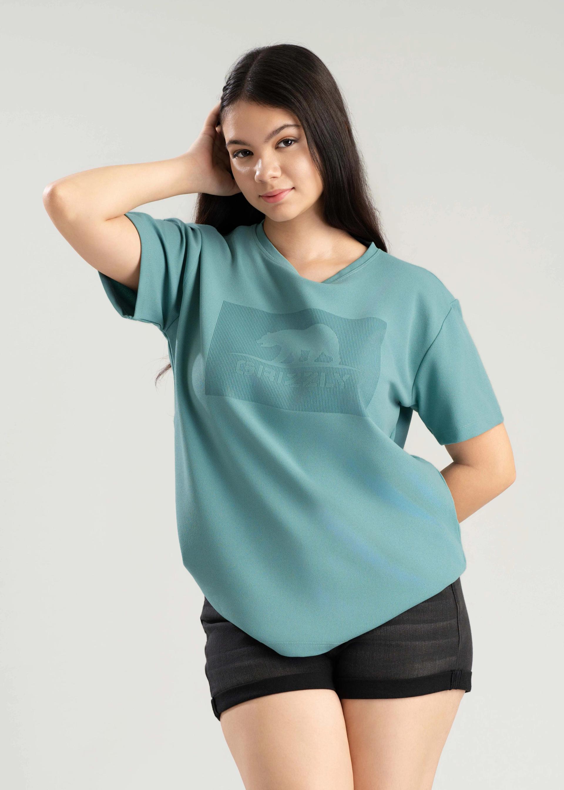 womens-sage-green-vneck-tshirt