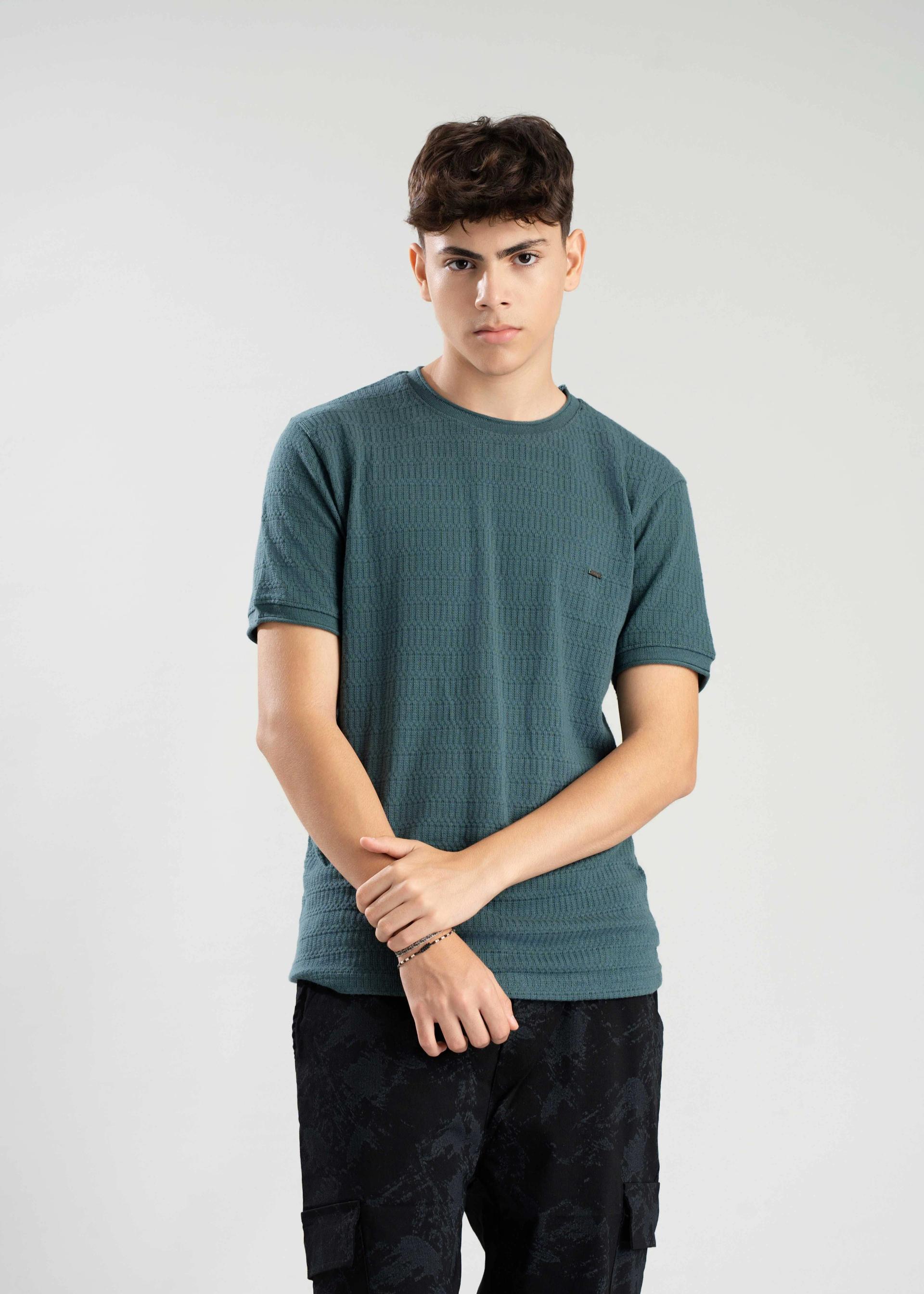 mens-popcorn-knit-crew-neck-tshirt