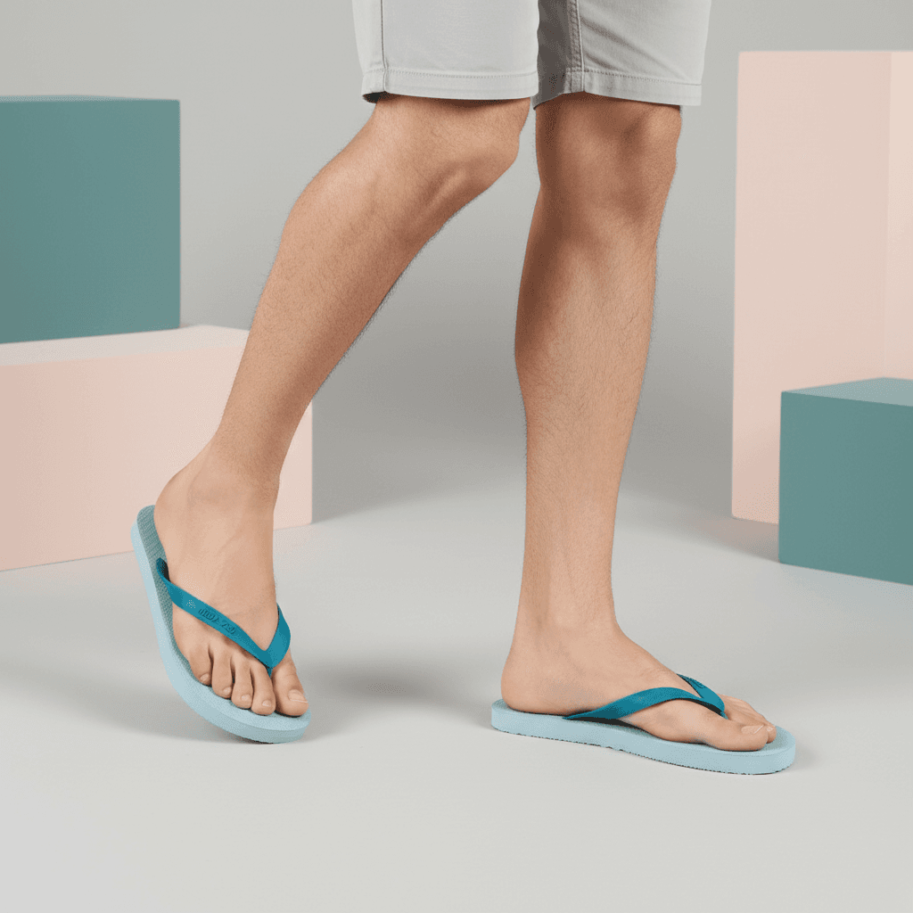 mens-plain-navy-blue-flip-flops