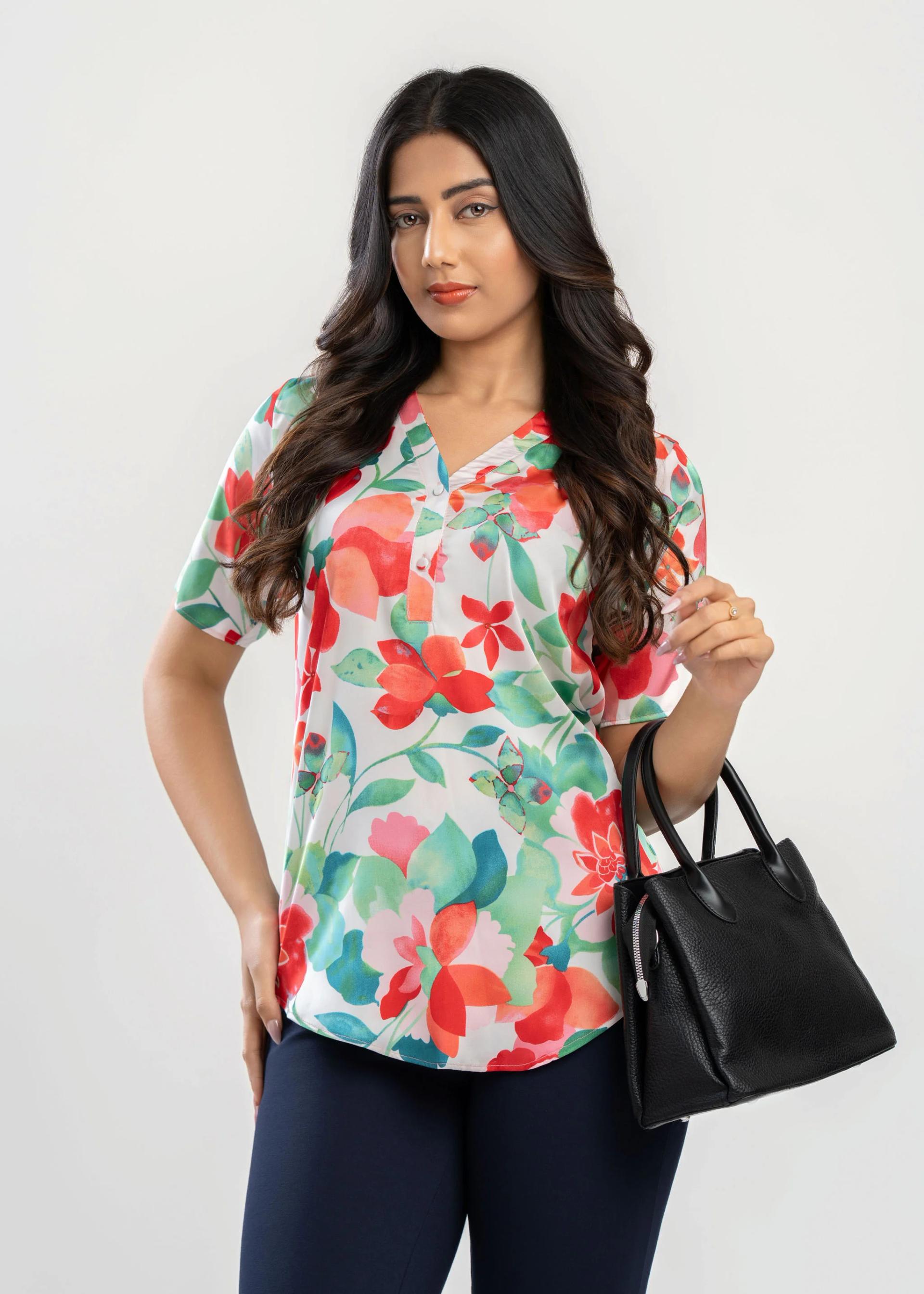 womens-printed-summer-blouse