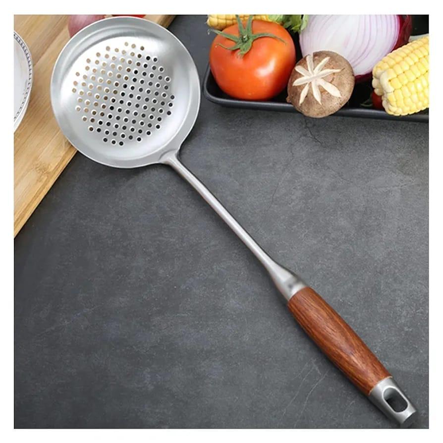 stainless-steel-skimmer-with-wooden-handle-slotted-spoon-for-frying-and-cooking