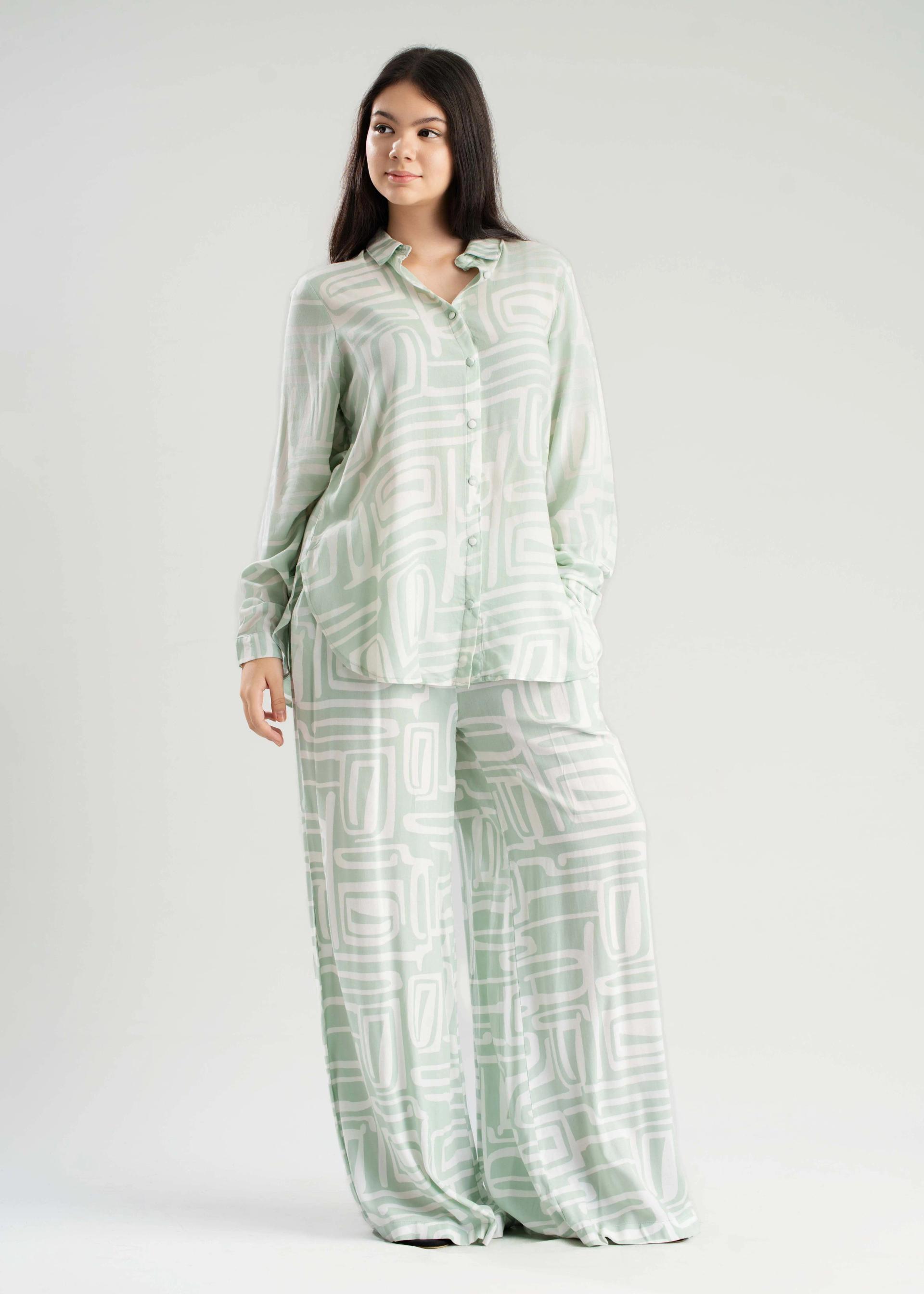 womens-abstract-print-buttonup-blouse