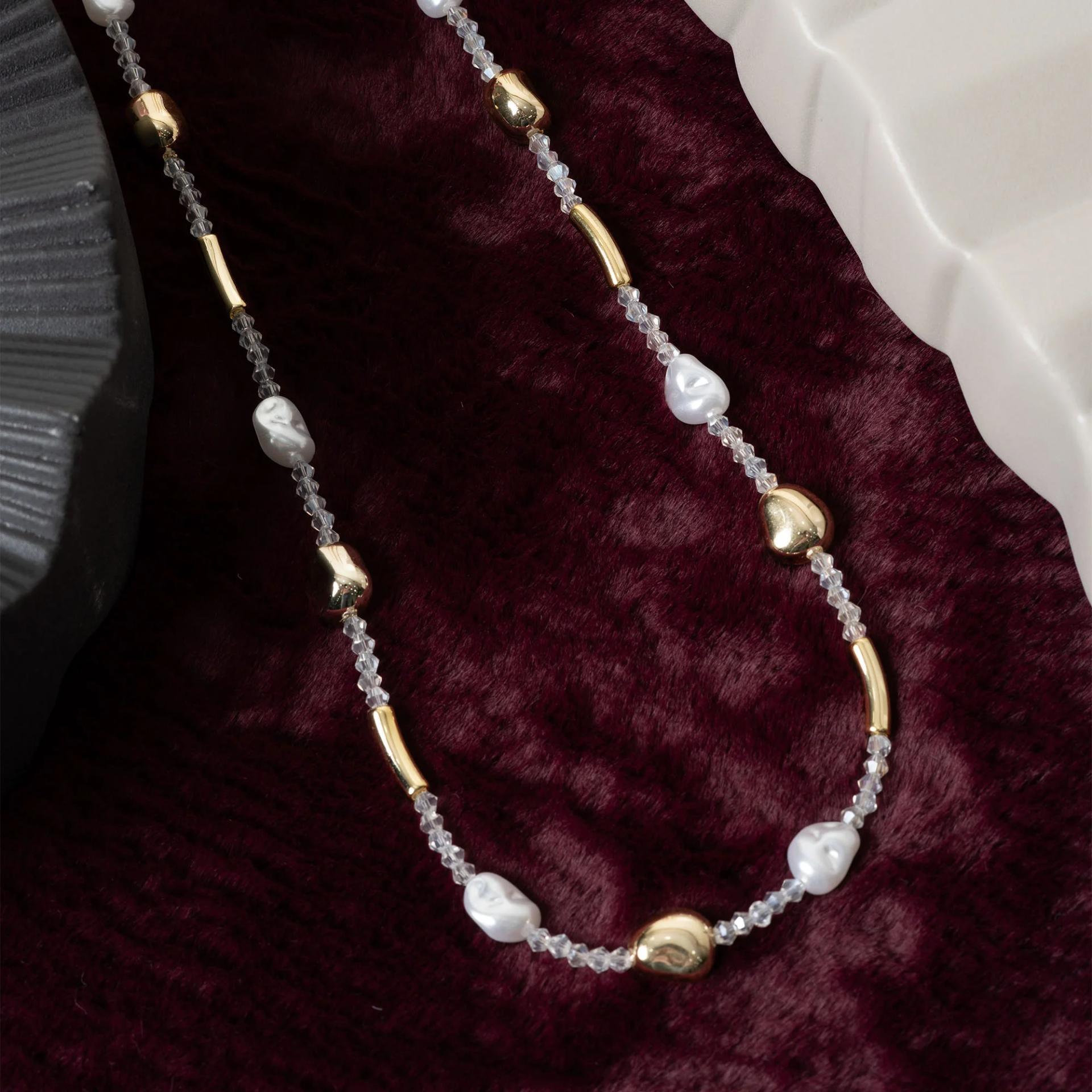 boho-luxe-gold-tone-mixed-bead-baroque-pearl-necklace