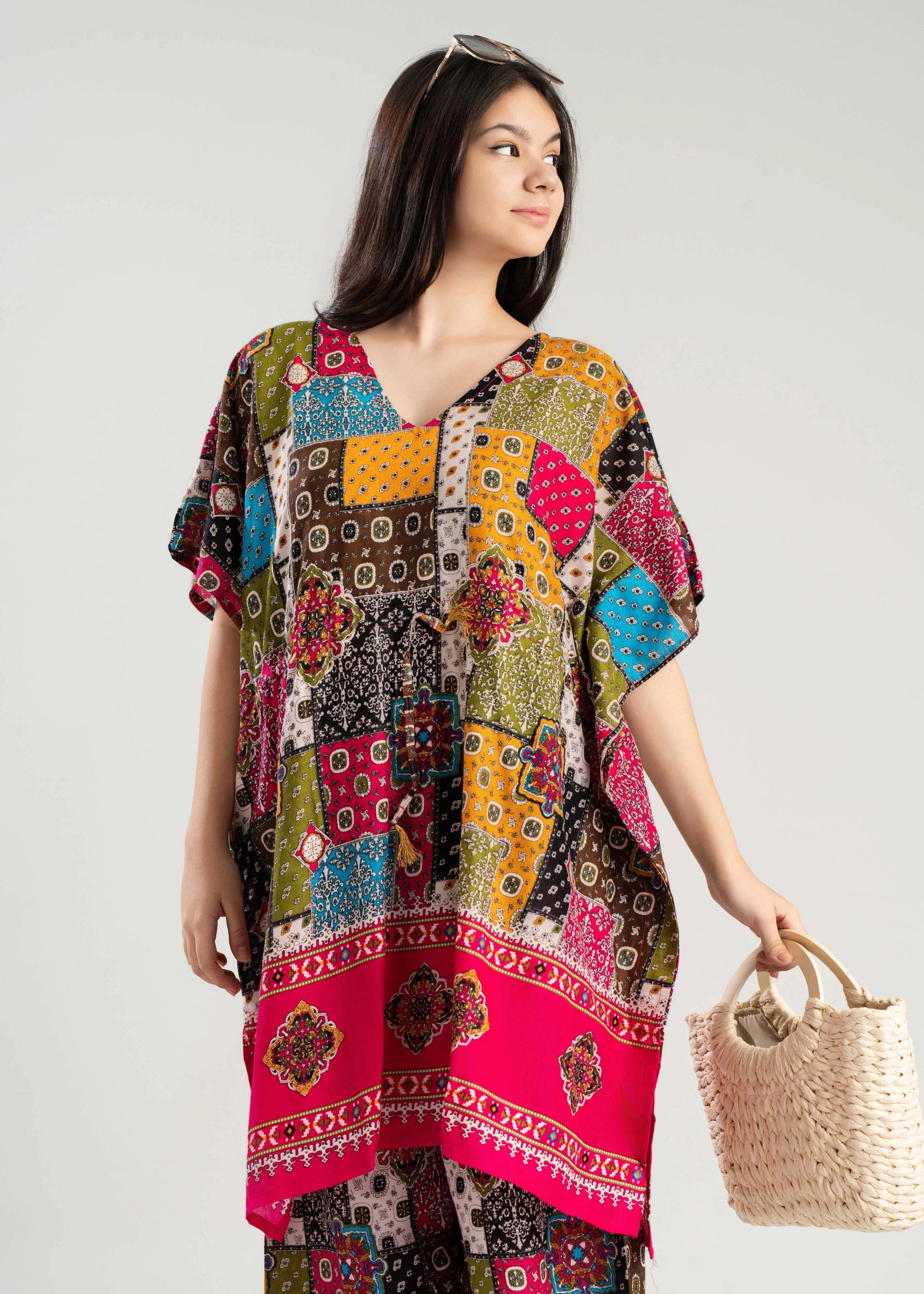 womens-boho-patchwork-print-vneck-tunic-blouse