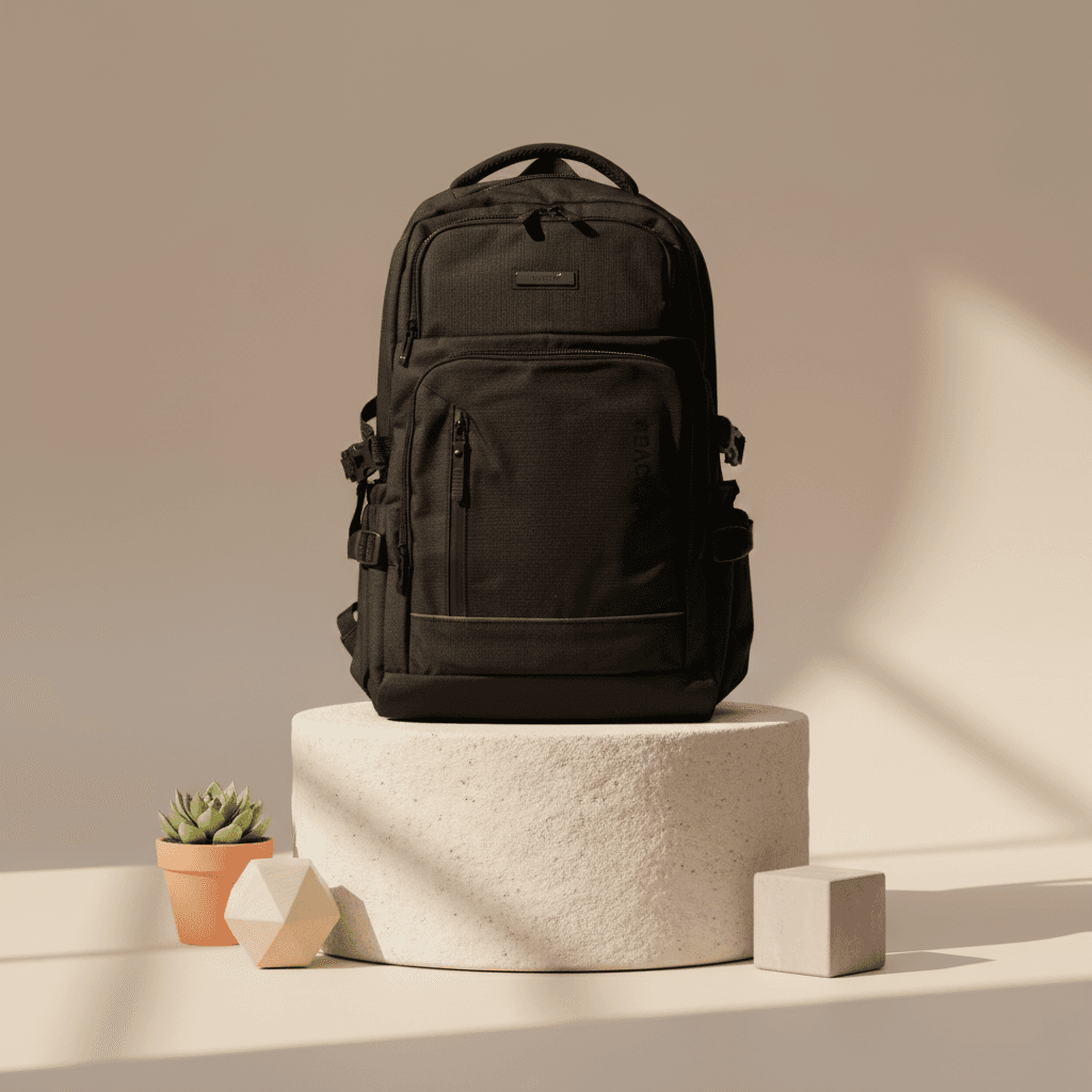 black-travel-laptop-bag