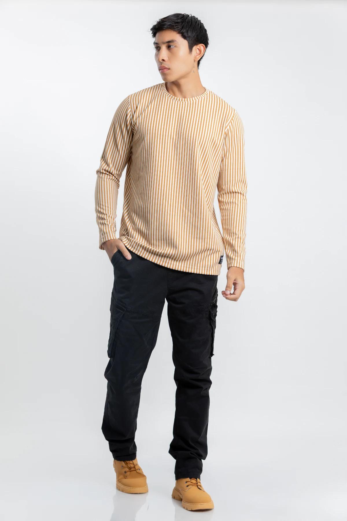 dkdc-premium-yellow-strip-pop-tshirt