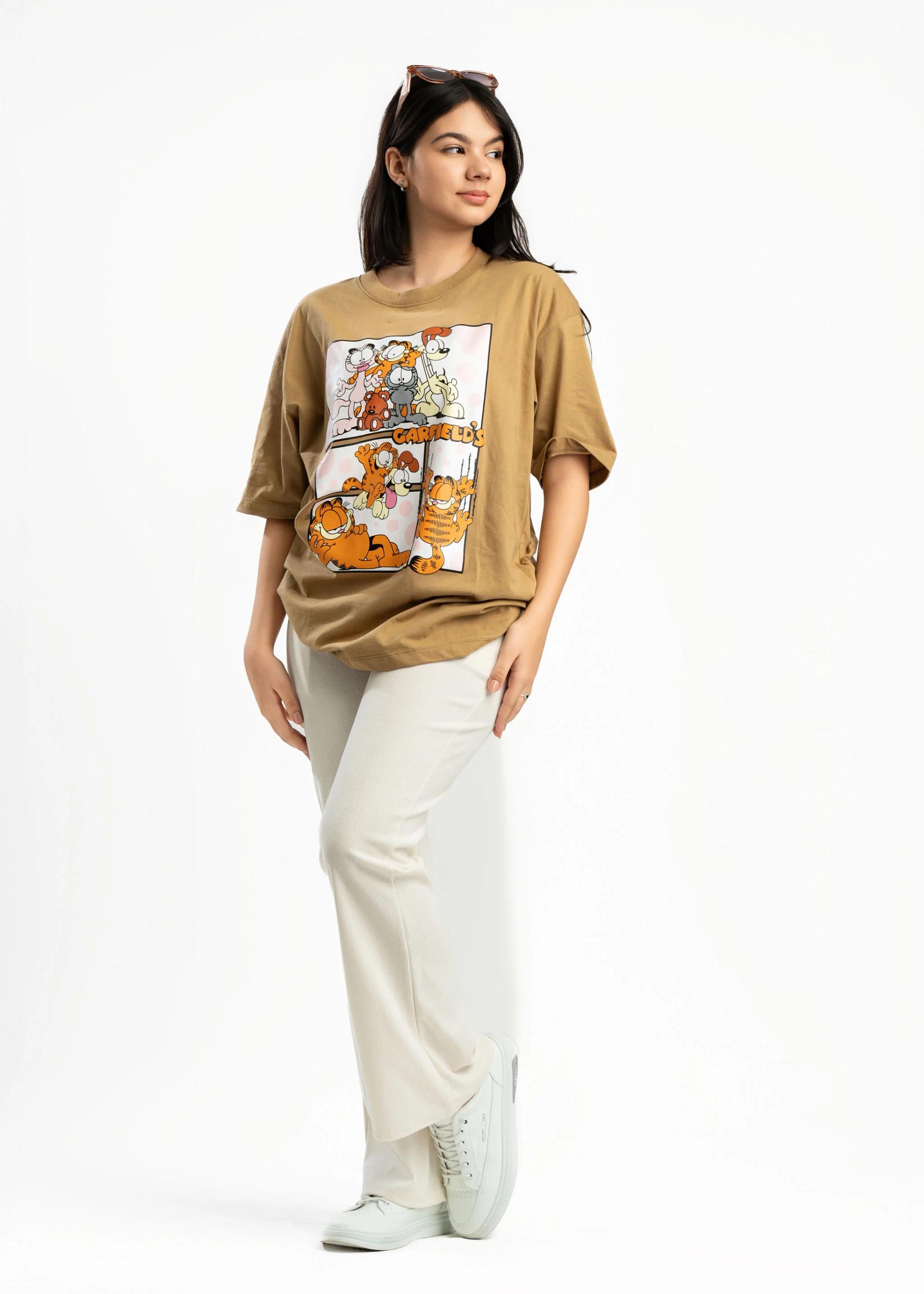 womens-oversized-khaki-cartoon-graphic-tshirt-