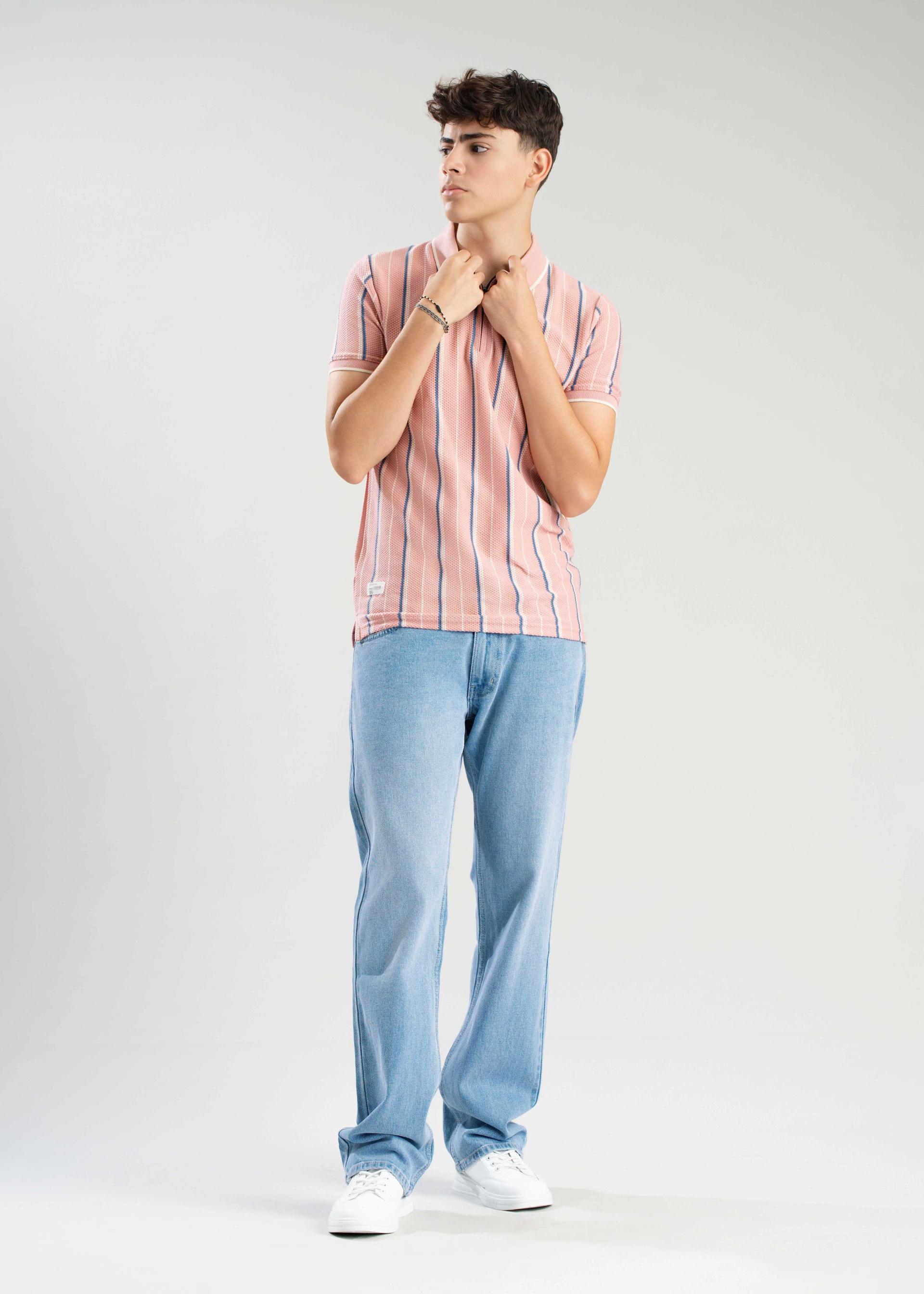 mens-quarterzip-tshirt-with-vertical-stripes