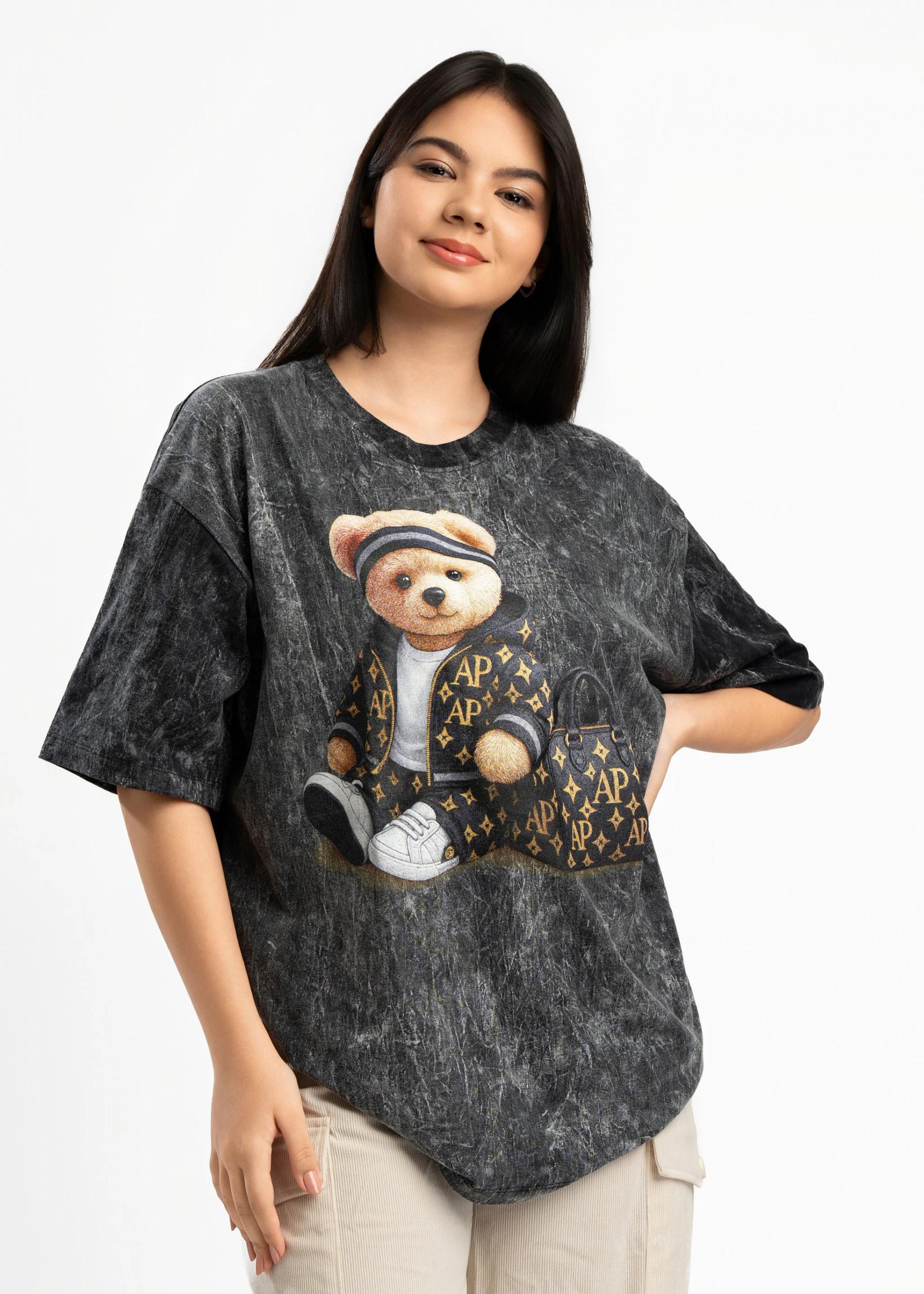 womens-crew-neck-acid-wash-teddy-bear-tshirt