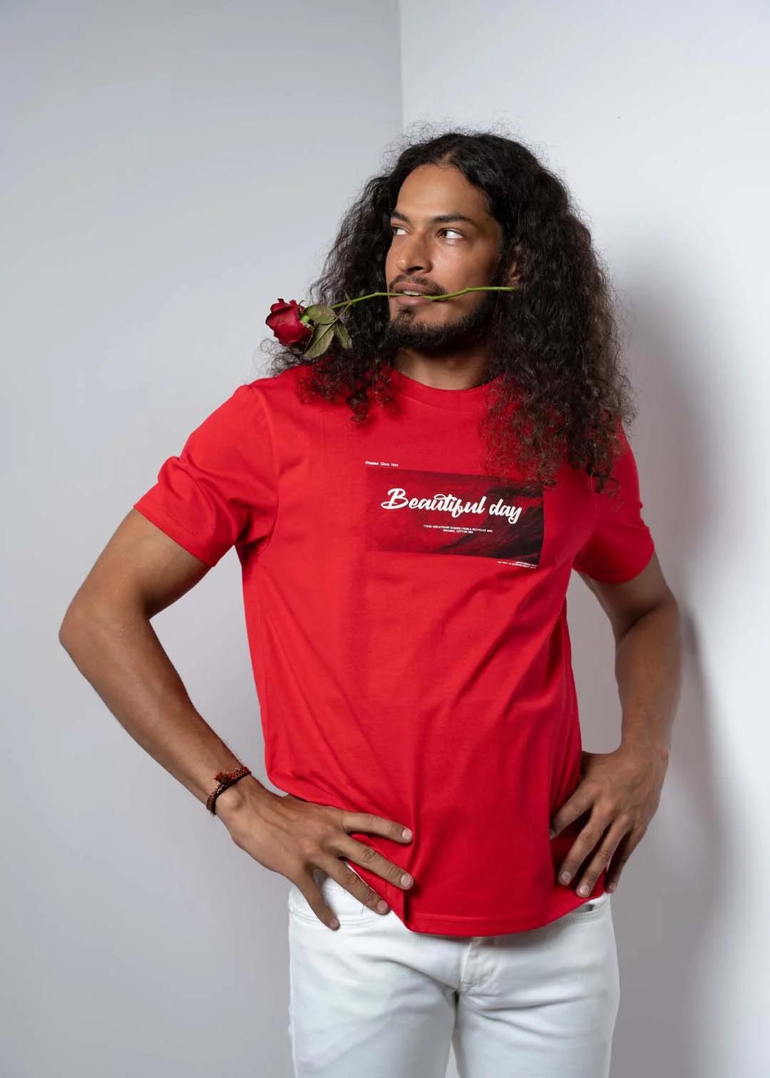 beautiful-day-red-print-t-shirt