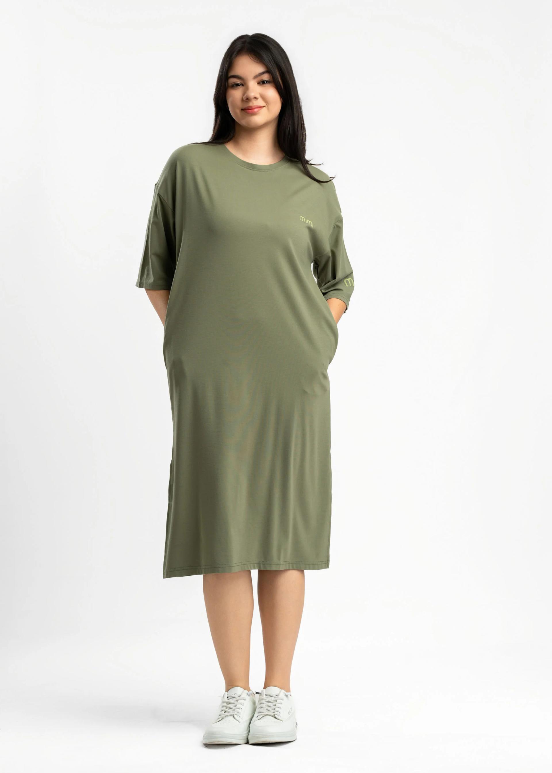 green-34-slevee-midi-dress