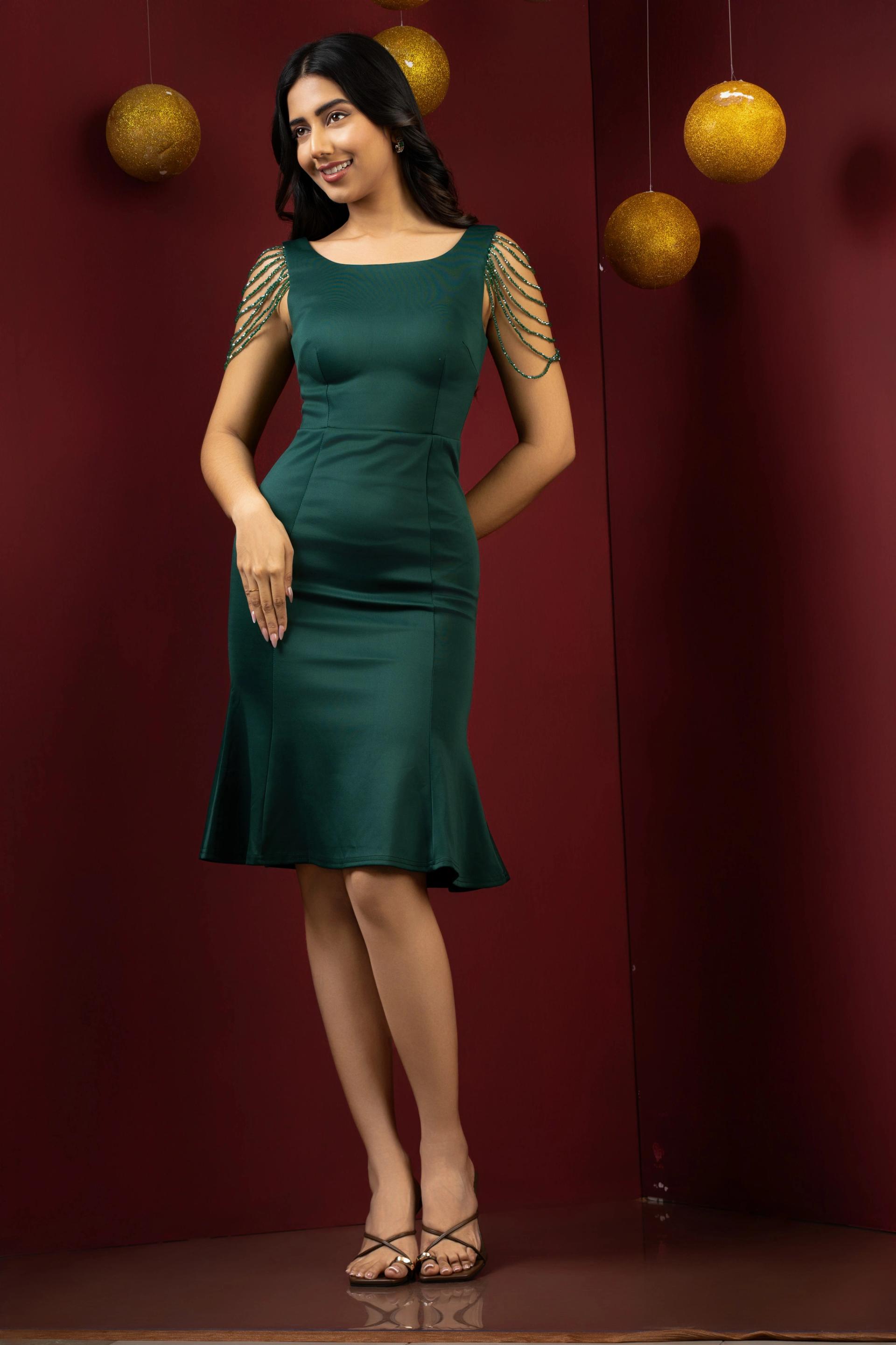 bodycon-mini-dress-forest-green