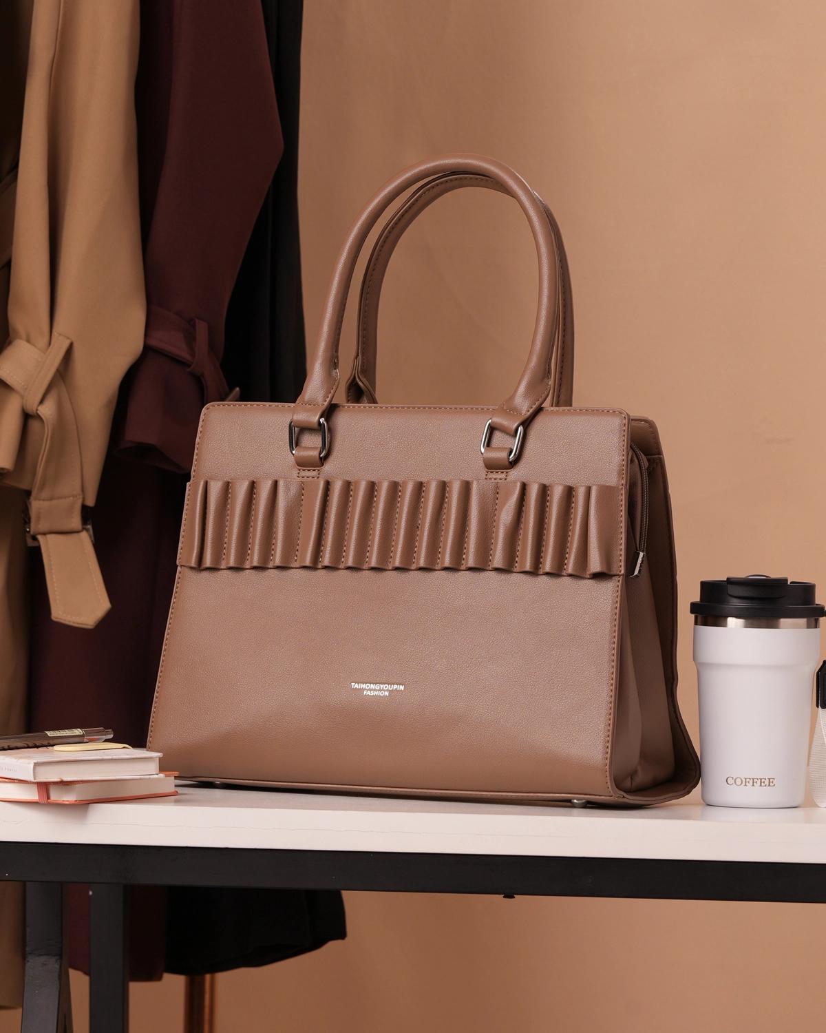 ruffle-top-handbag