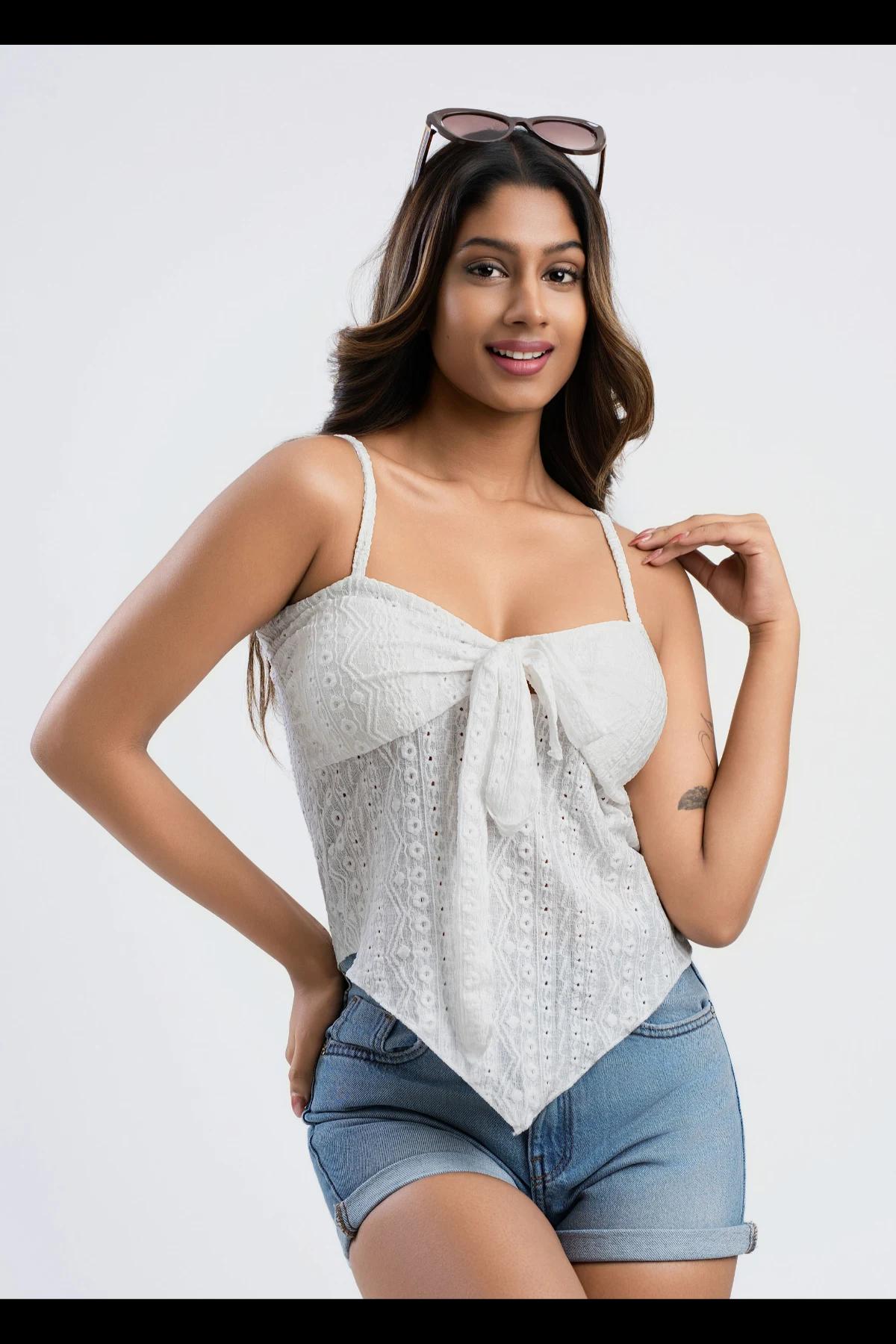 white-eyelet-bow-front-hanky-hem-cami-top
