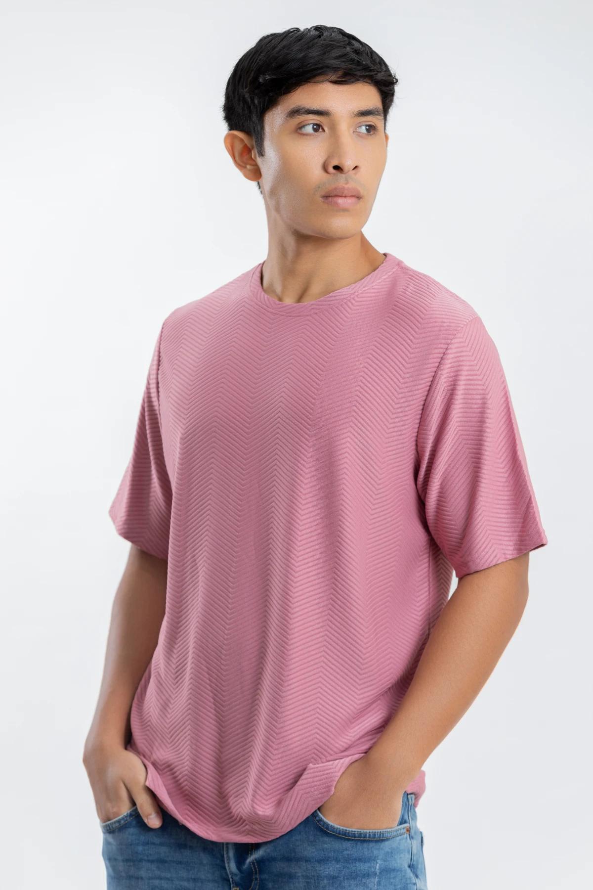 dkdc-round-neck-short-sleeves-raw-edge-pink-tshirt