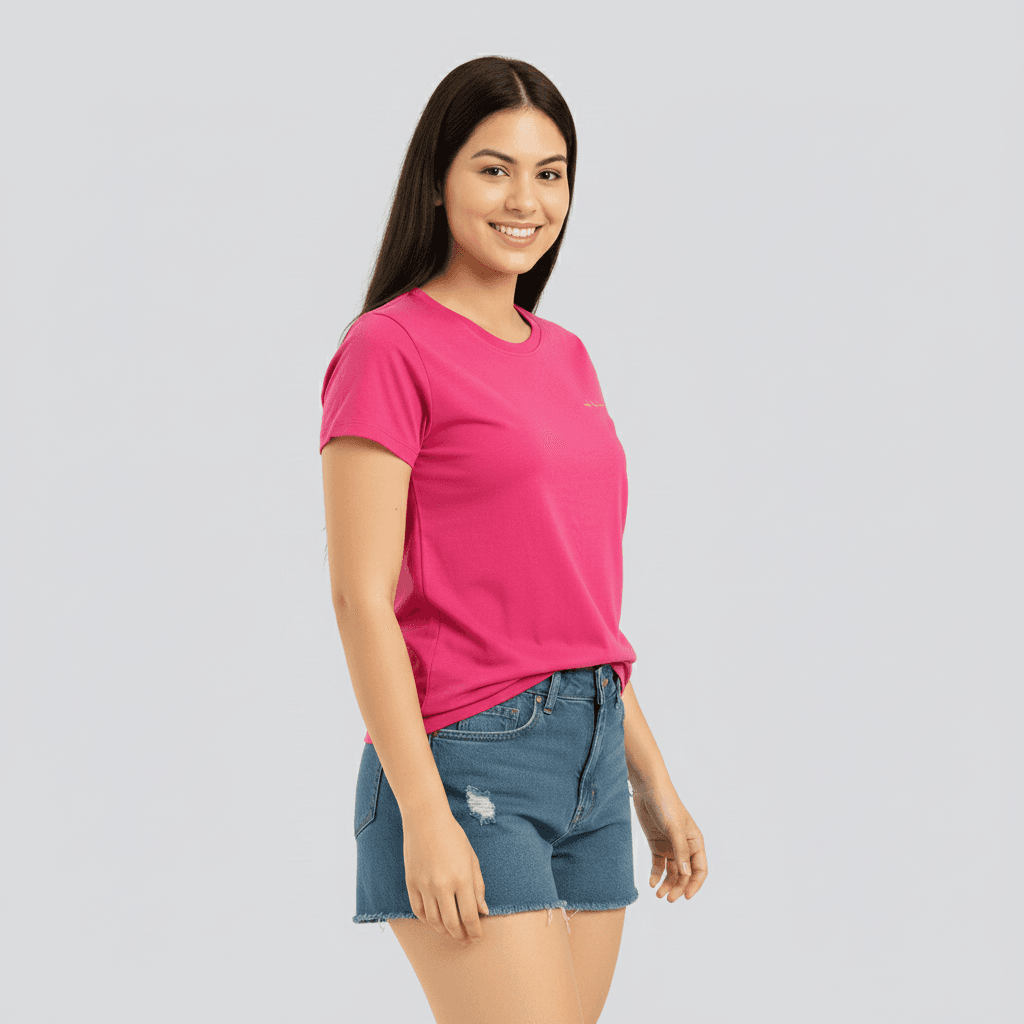 womens-round-neck-relax-color-tshirt