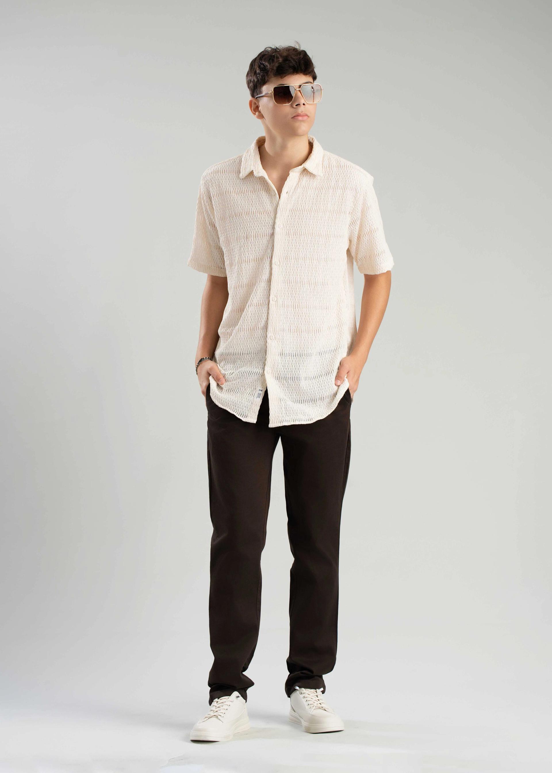 cream-knitted-half-sleeve-shirt