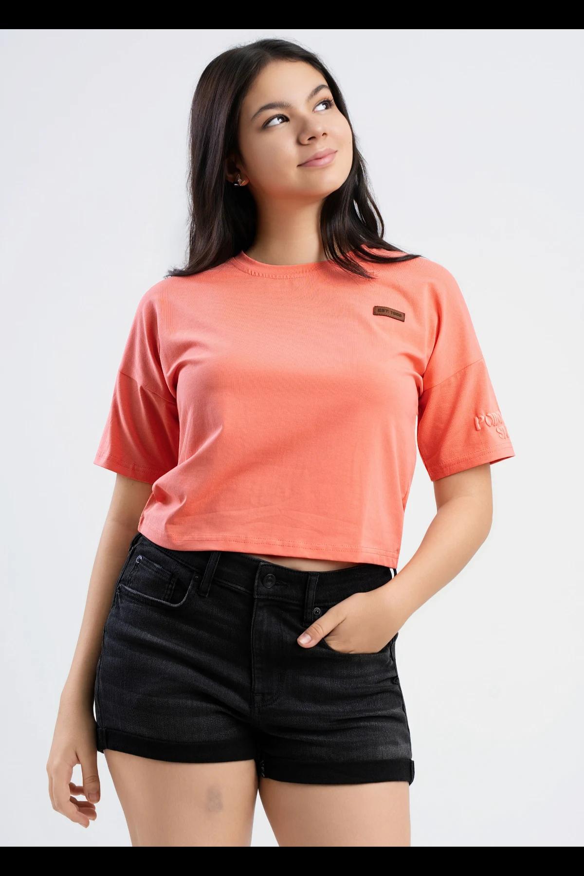womens-relaxed-fit-short-sleeve-peach-crop-tee