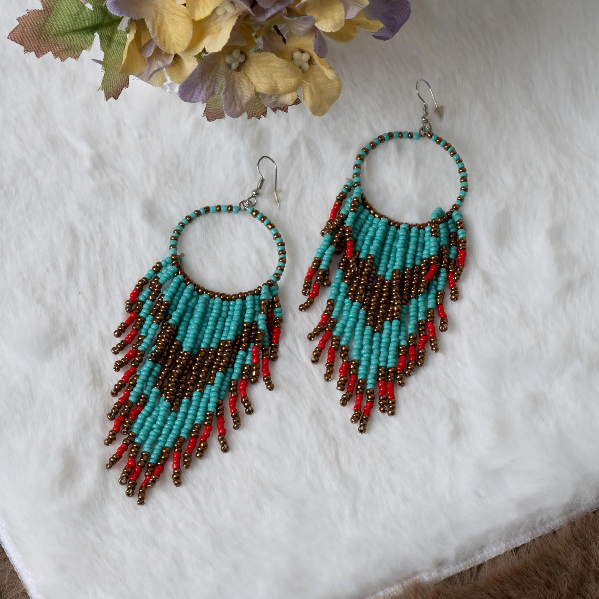 beaded-earrings