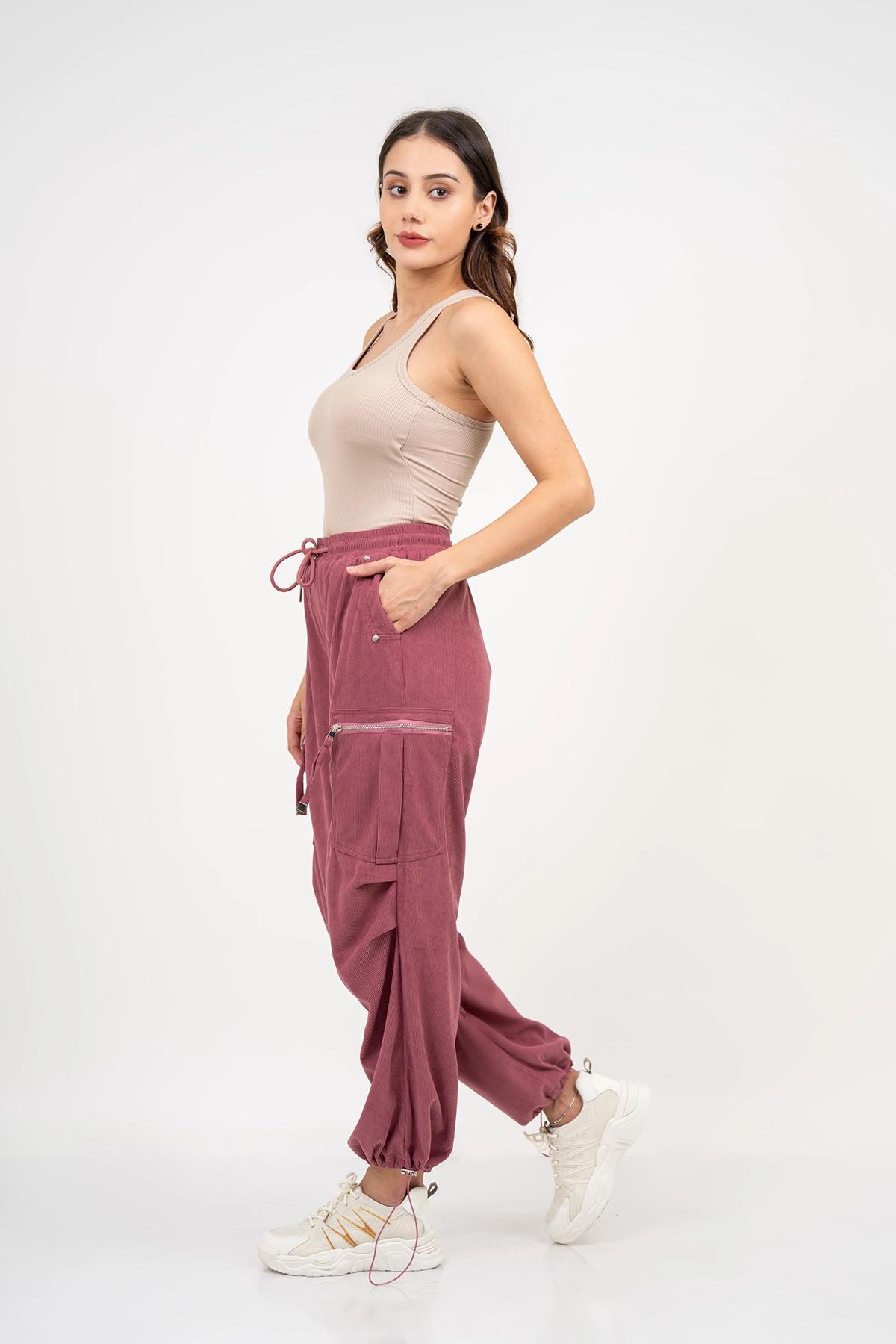 roadster-regular-fit-women-purple-cargo-pant