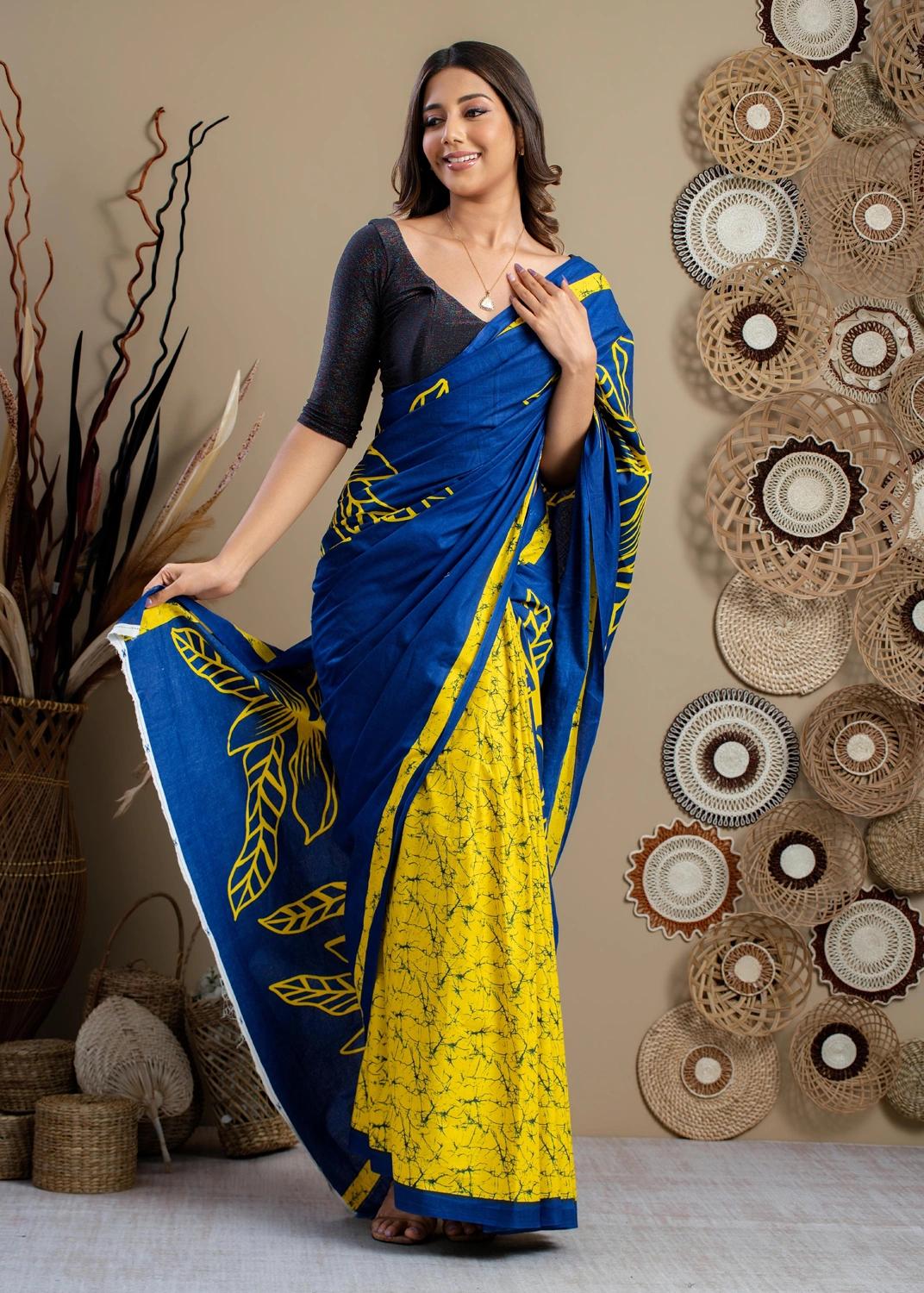 traditional-twotone-batik-saree