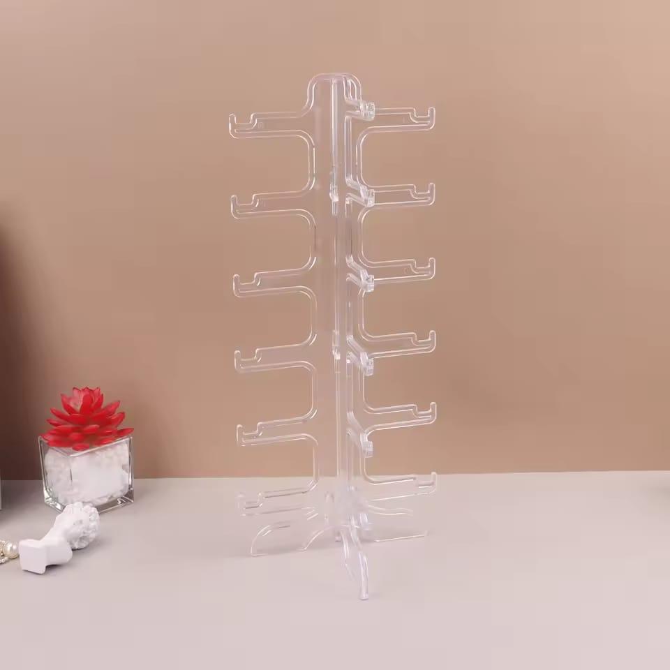 clear-acrylic-5layer-sunglasses-display-stand-holder-organizer-rack